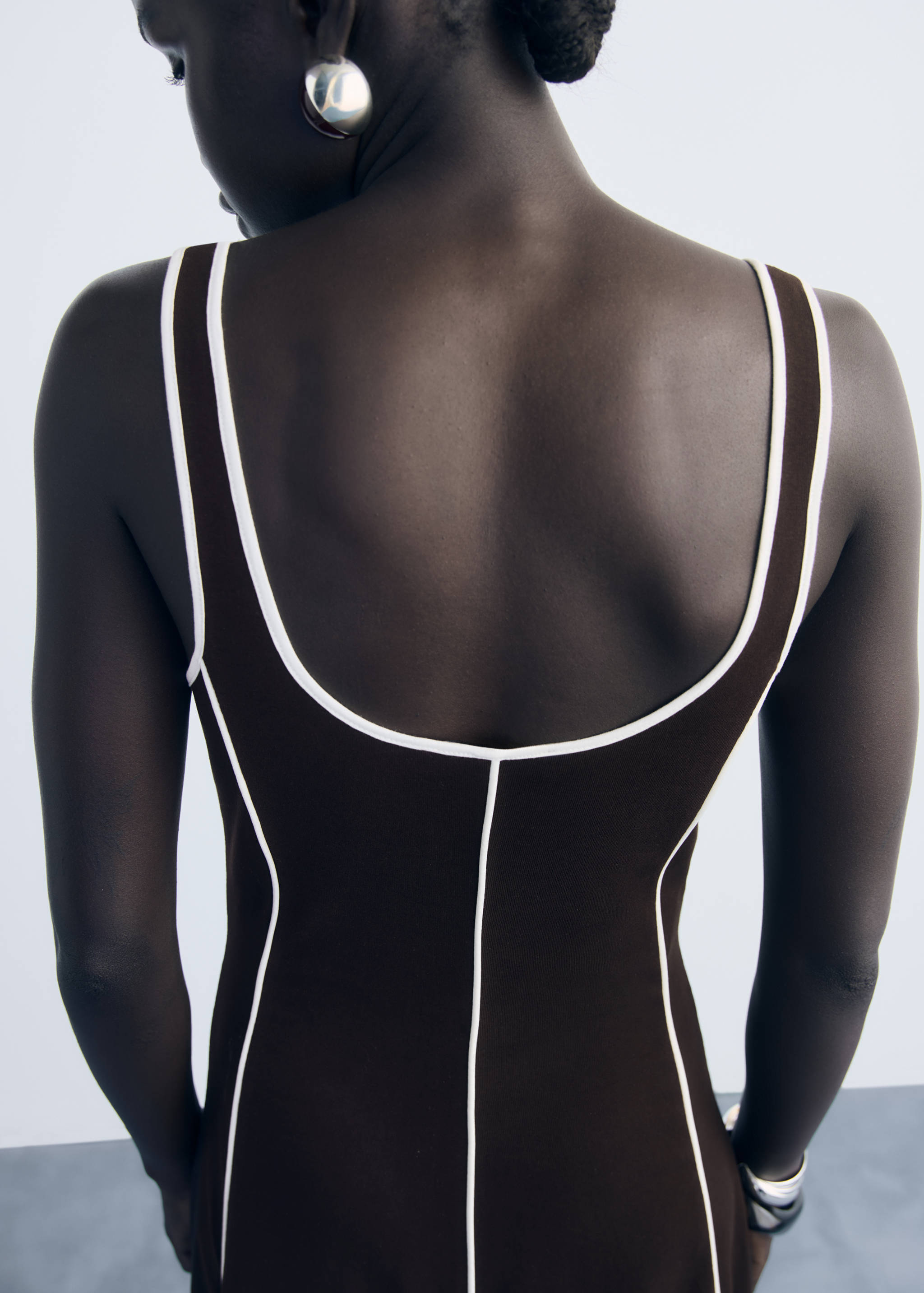 Striped cotton dress - Details of the article 6