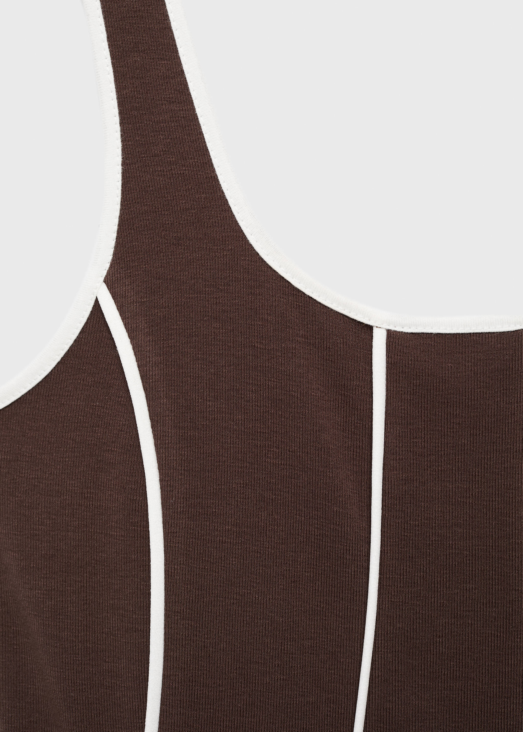 Striped cotton dress - Details of the article 8