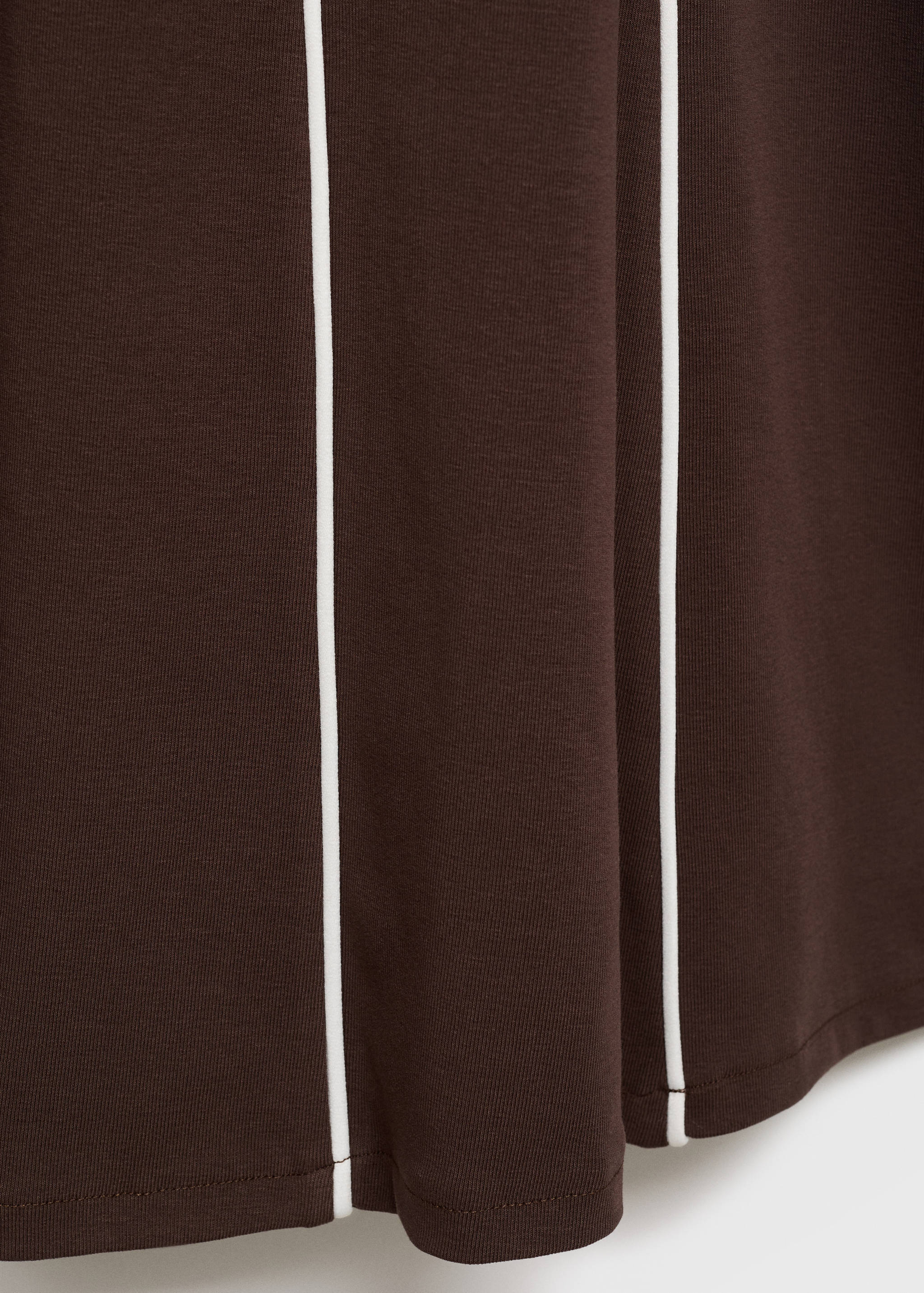 Striped cotton dress - Details of the article 0