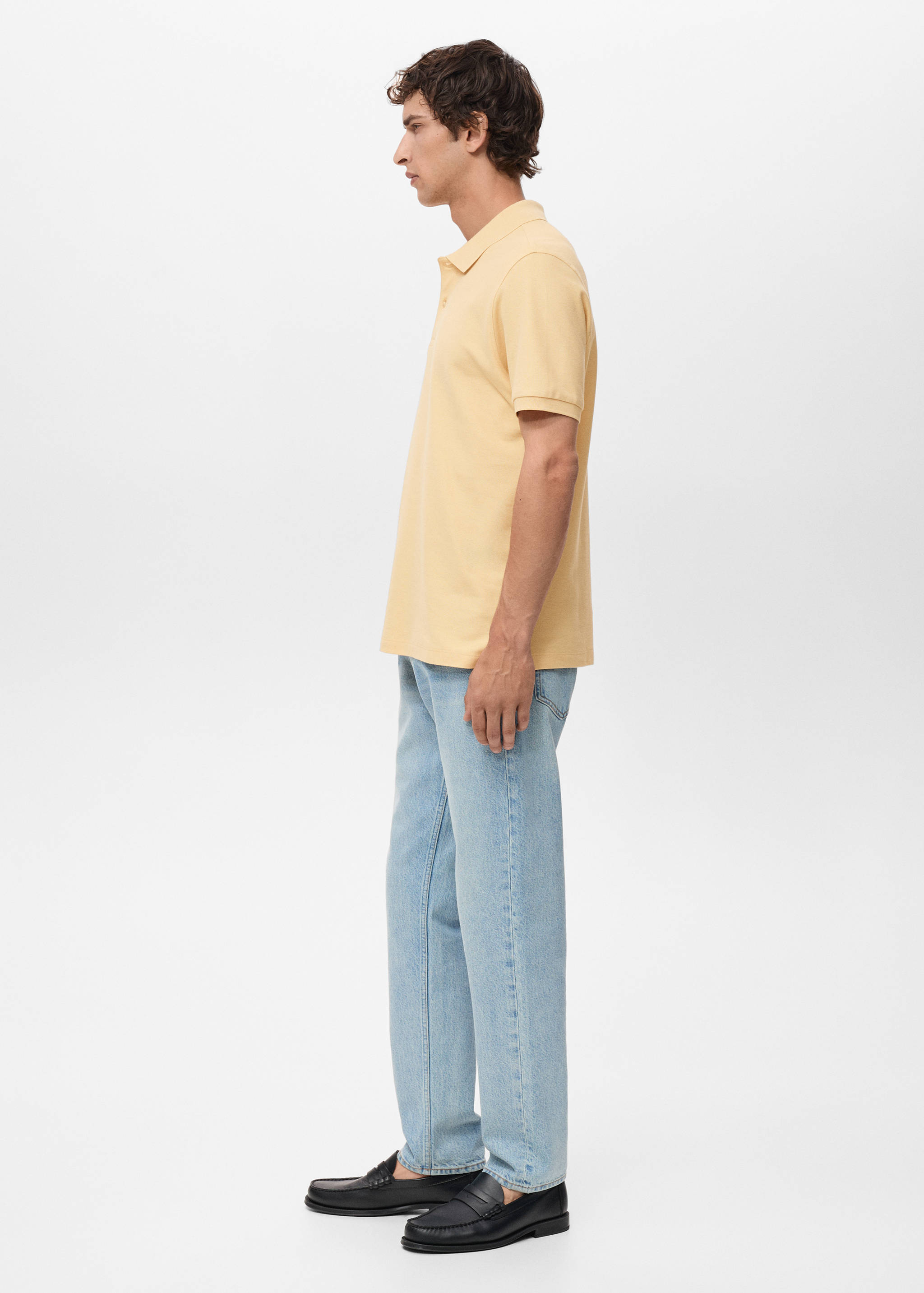 Tenniströja regular fit bomullspiké - Detaljer om artikeln 2