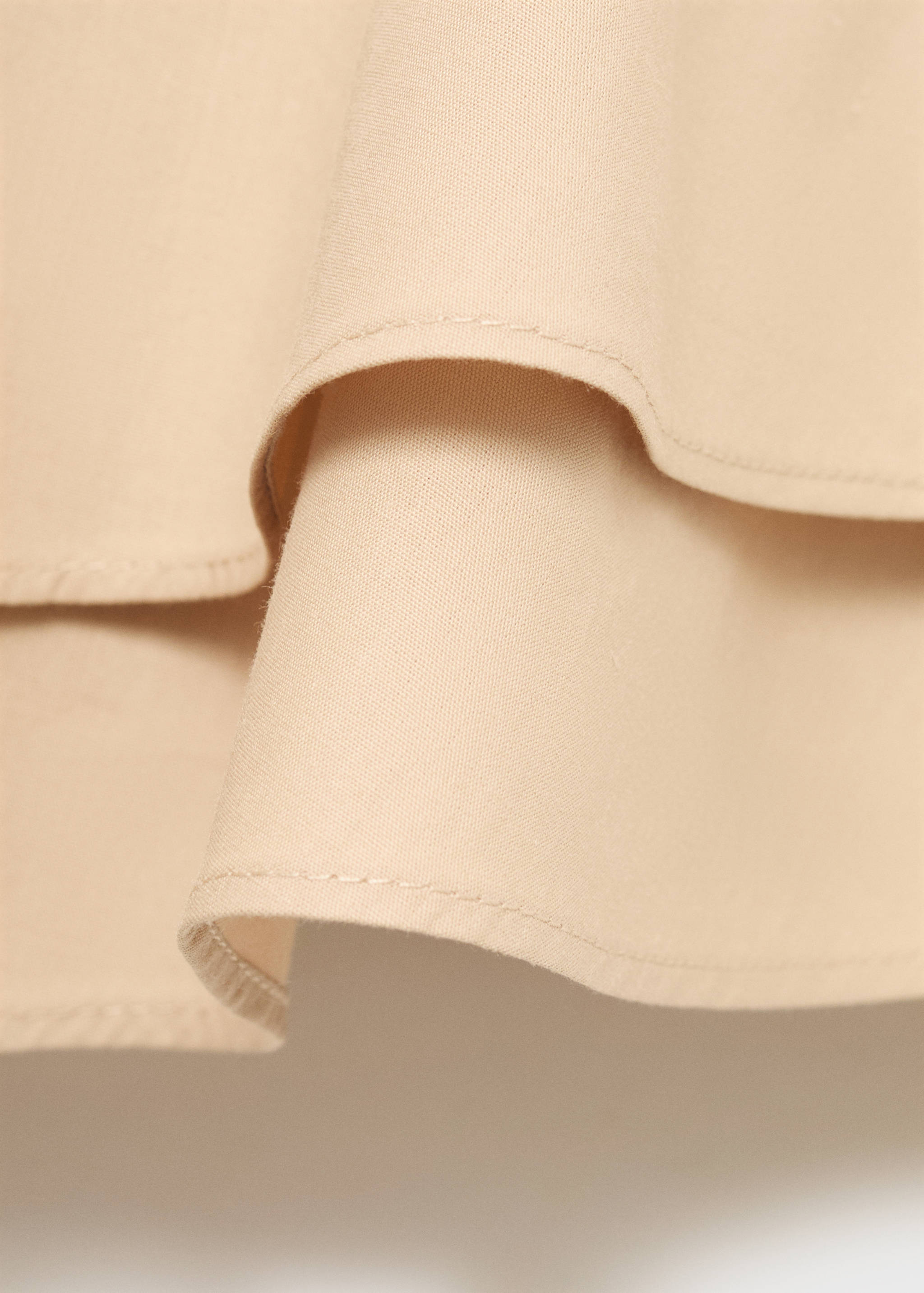 Strapless top with ruffles - Details of the article 8