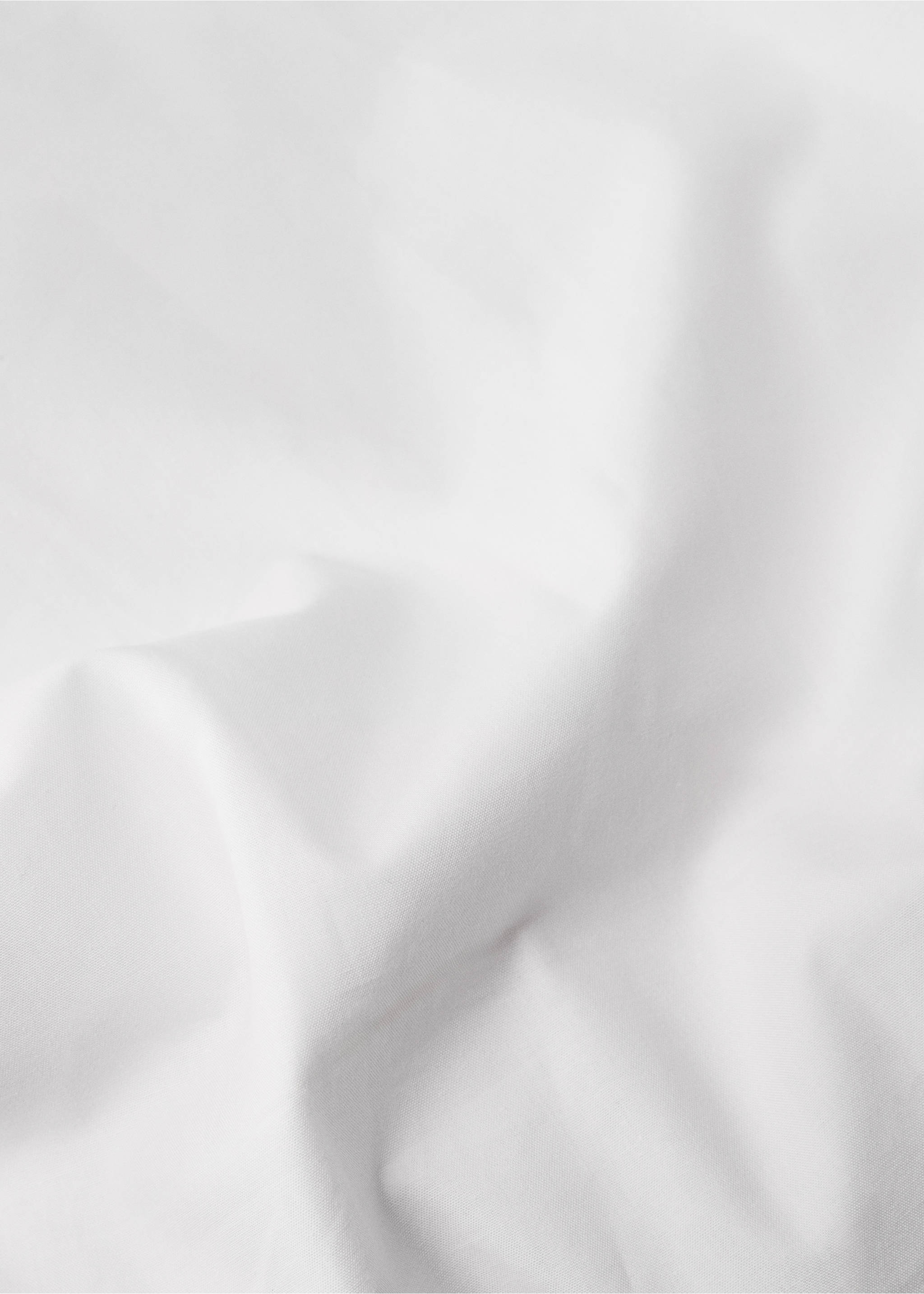 Duvet cover with lace detail for 150/160 cm bed - Details of the article 1, White. Ref: 17051277-00.