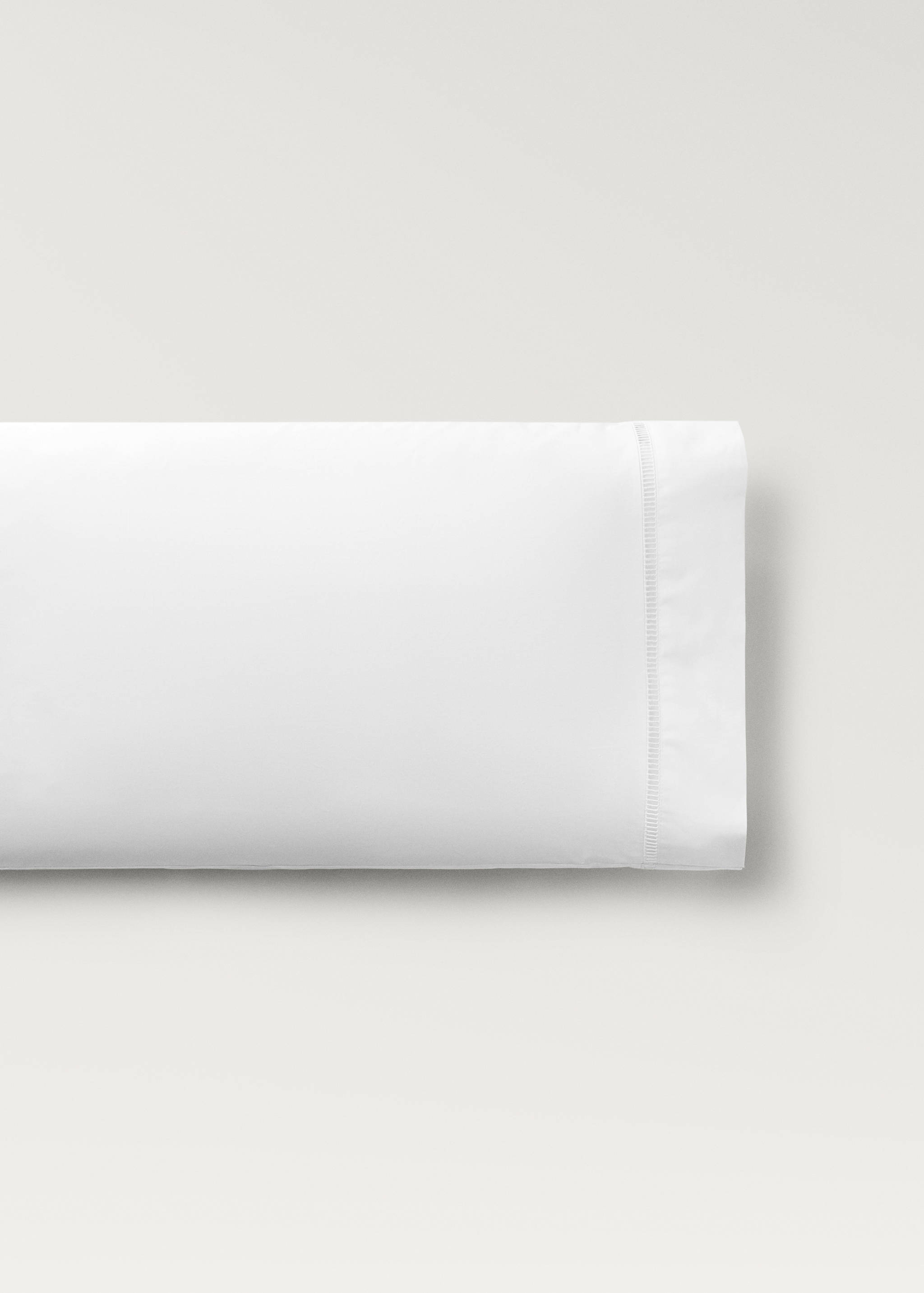 Cotton percale pillowcase with hemstitch 45x110 cm - Article without model