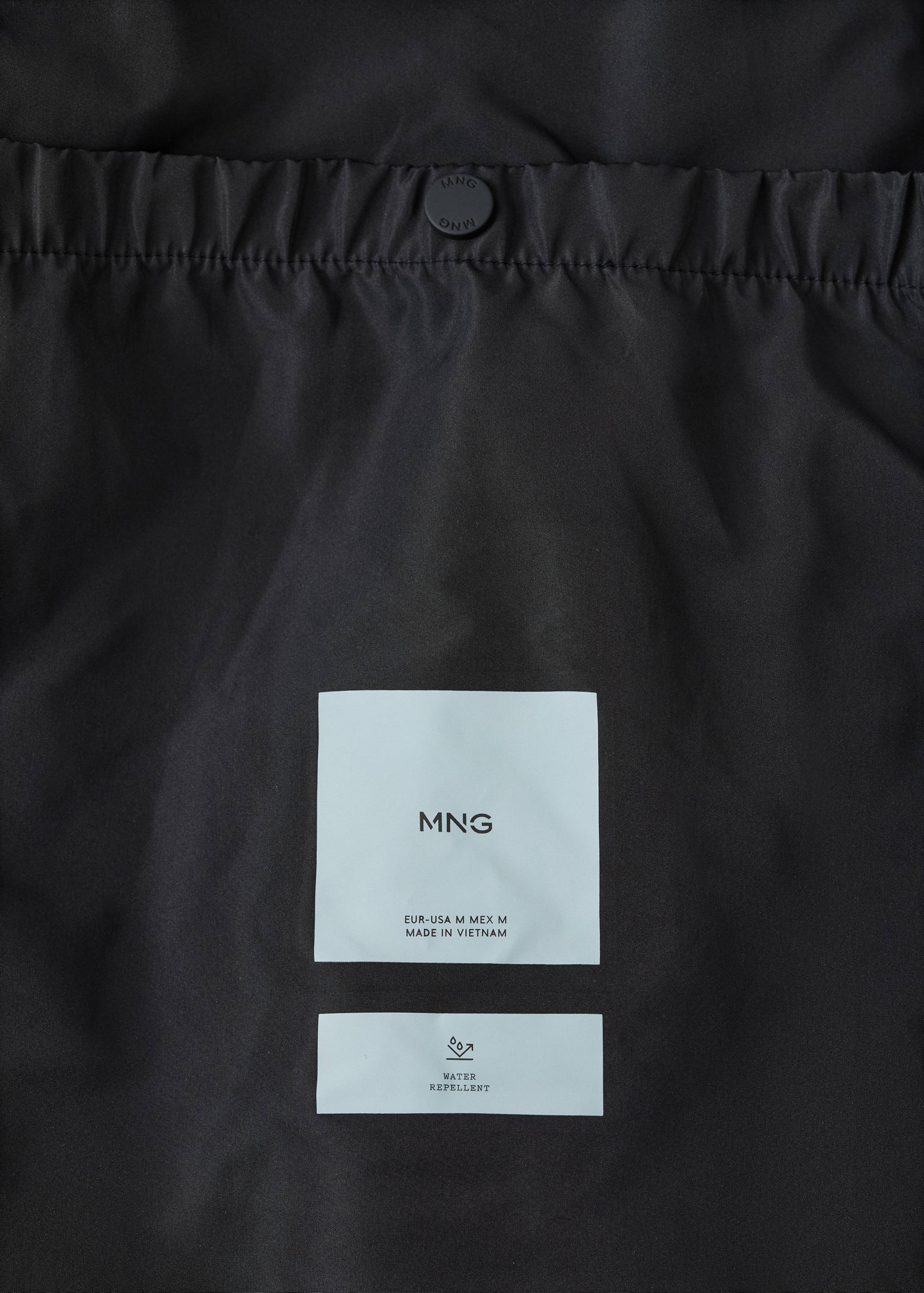 Длинный стеганый непромокаемый анорак - Деталь изделия 0