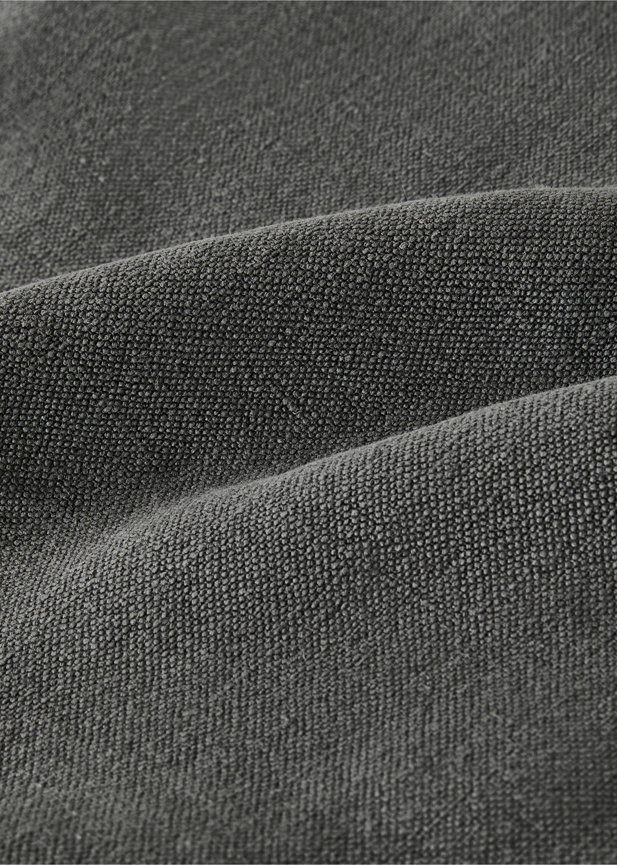 Couvre-lit 100 % lin - Détail de l'article 2, Gris moyen. Ref: 17051521-00.