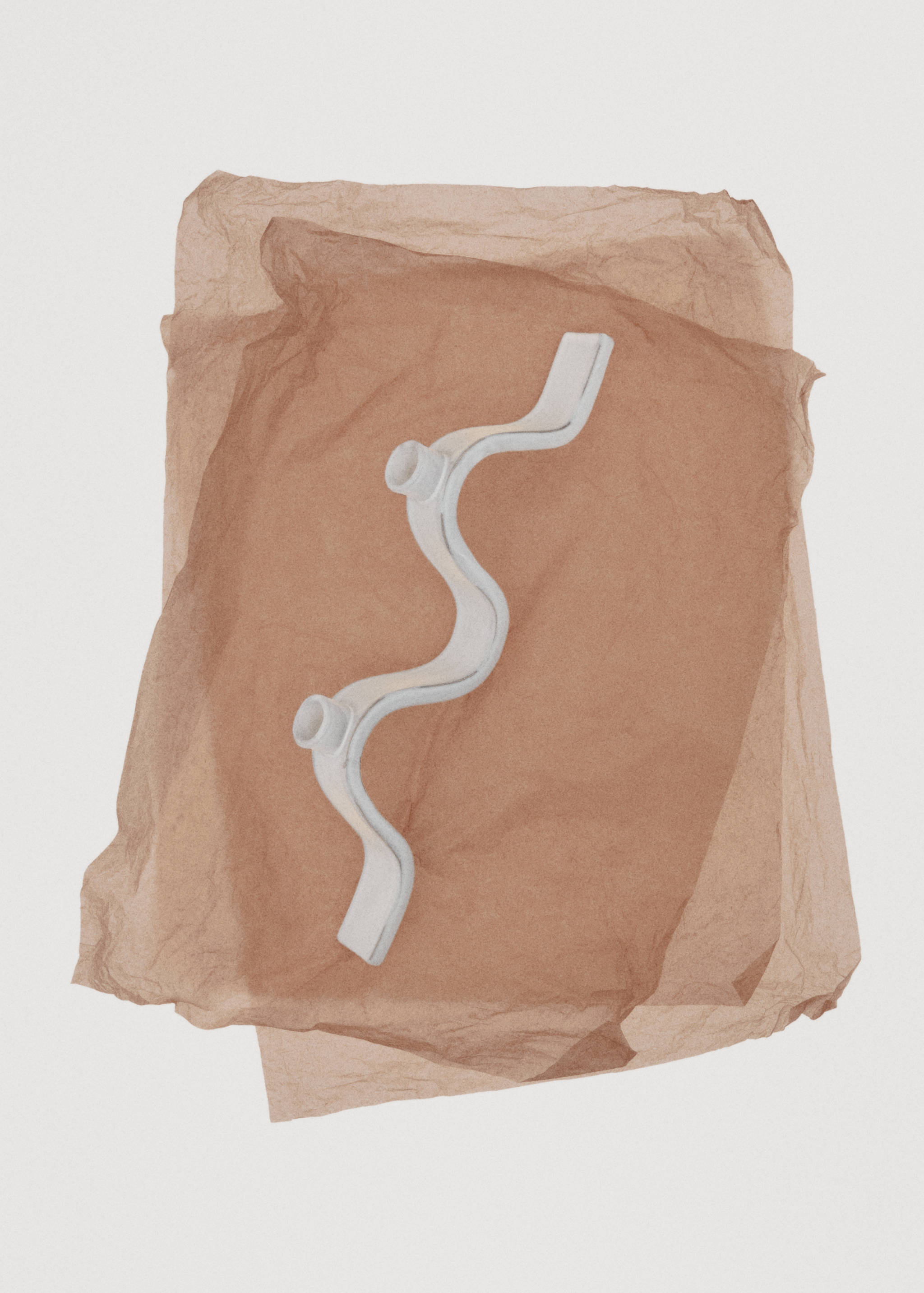 Ljusstake i stengods vågmönster och glansig finish - Detaljer om artikeln 7