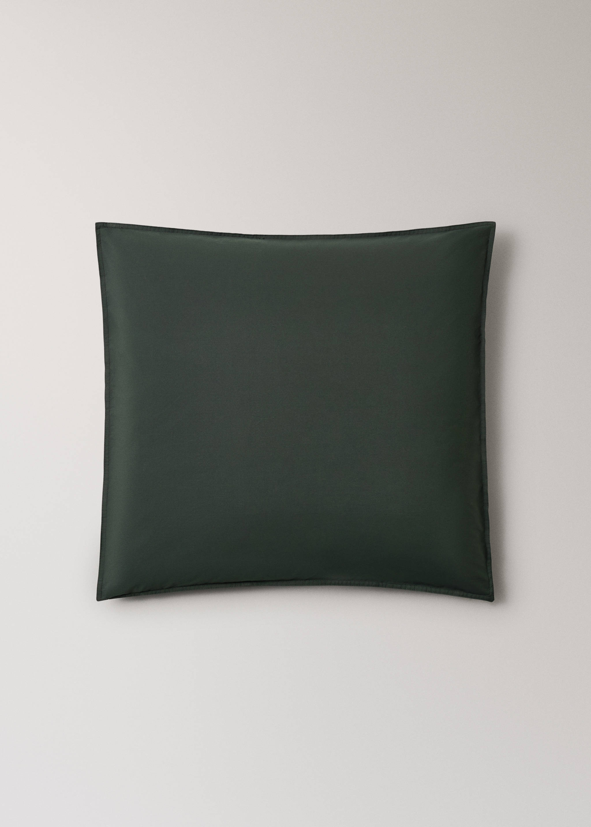 Two cotton poplin pillowcases with double stitching 60x60 cm - Article without model