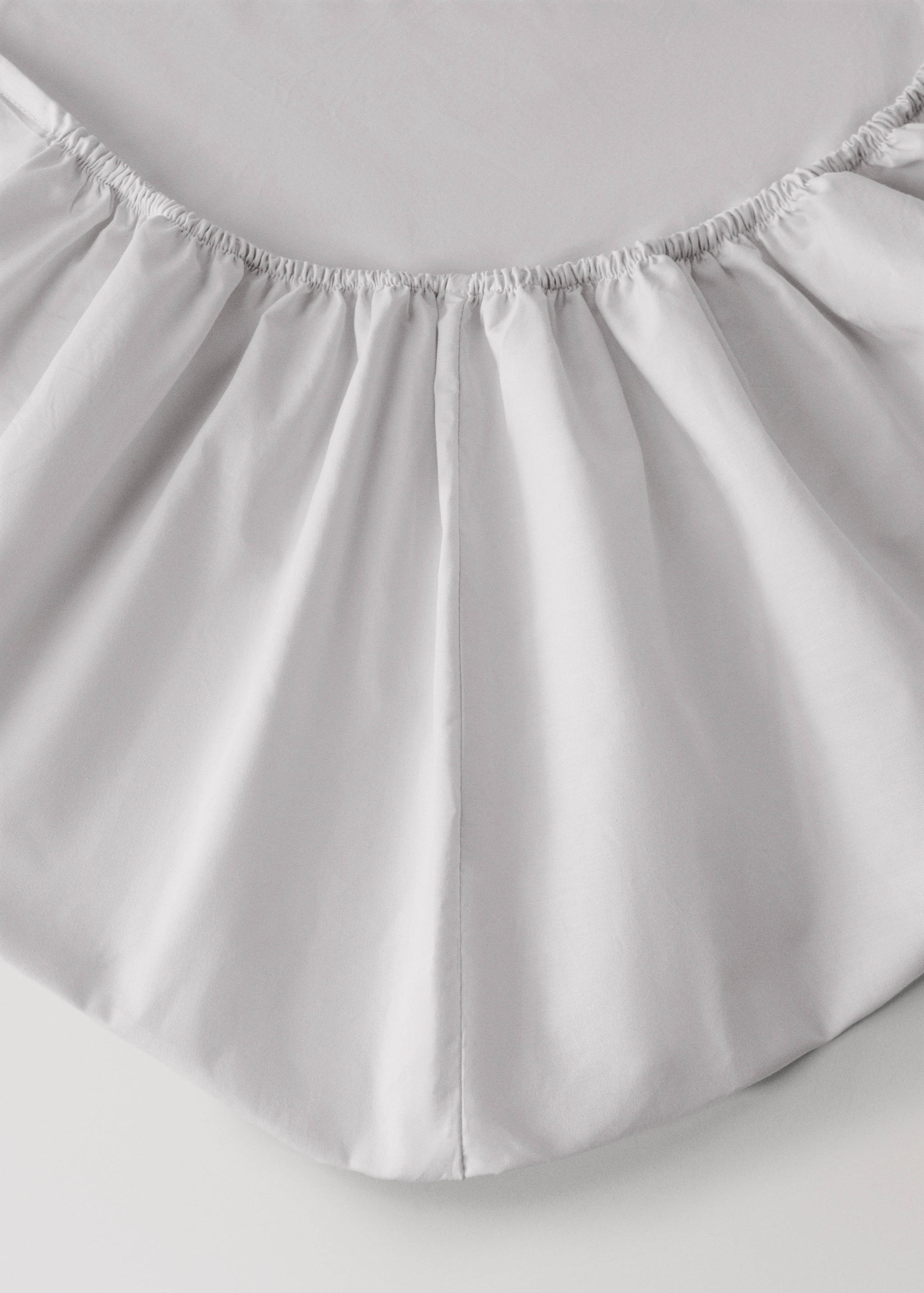 200 thread count percale cotton fitted sheet for 180/160 cm bed - Details of the article 1