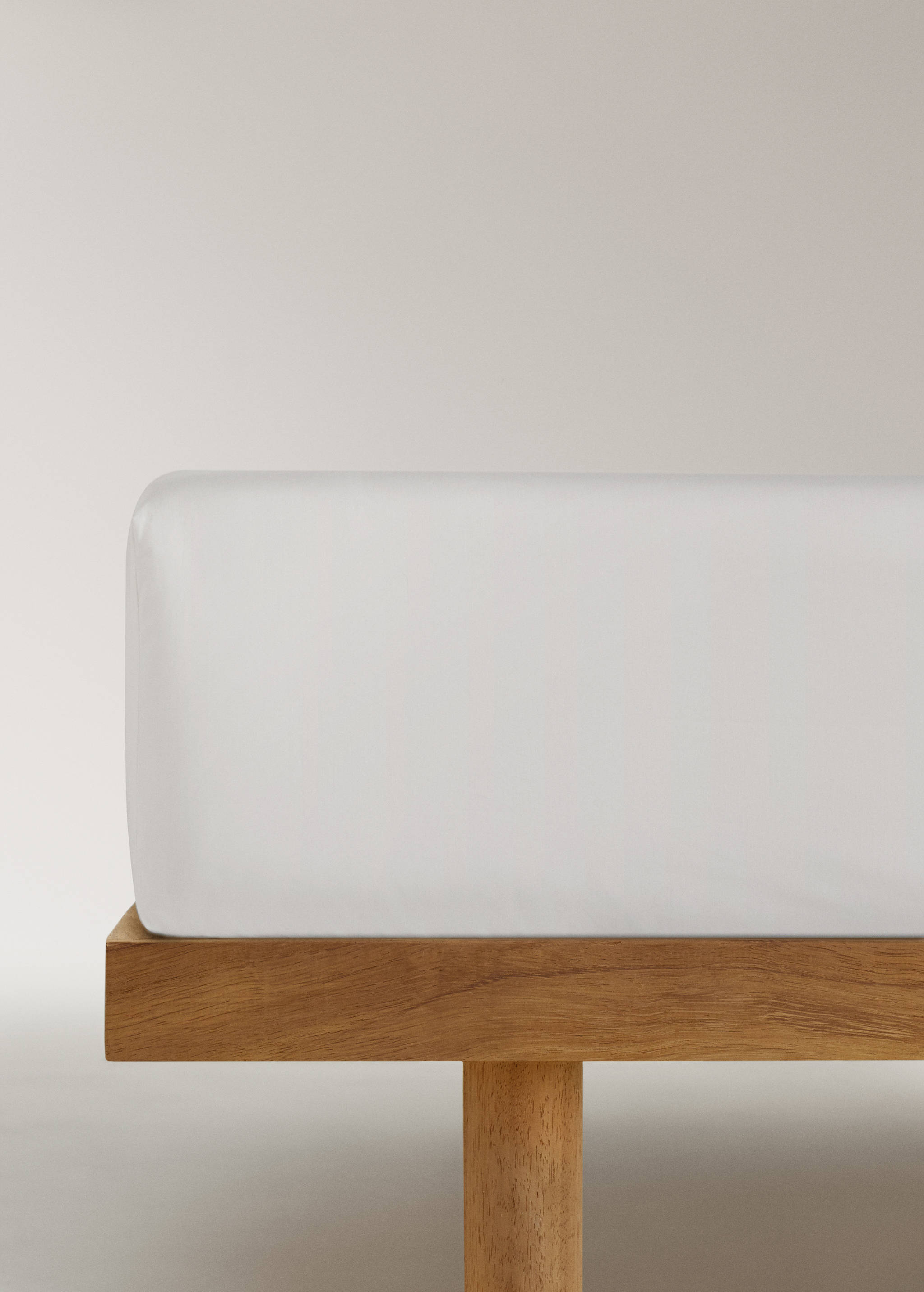 Cotton percale fitted sheet King bed - Article without model