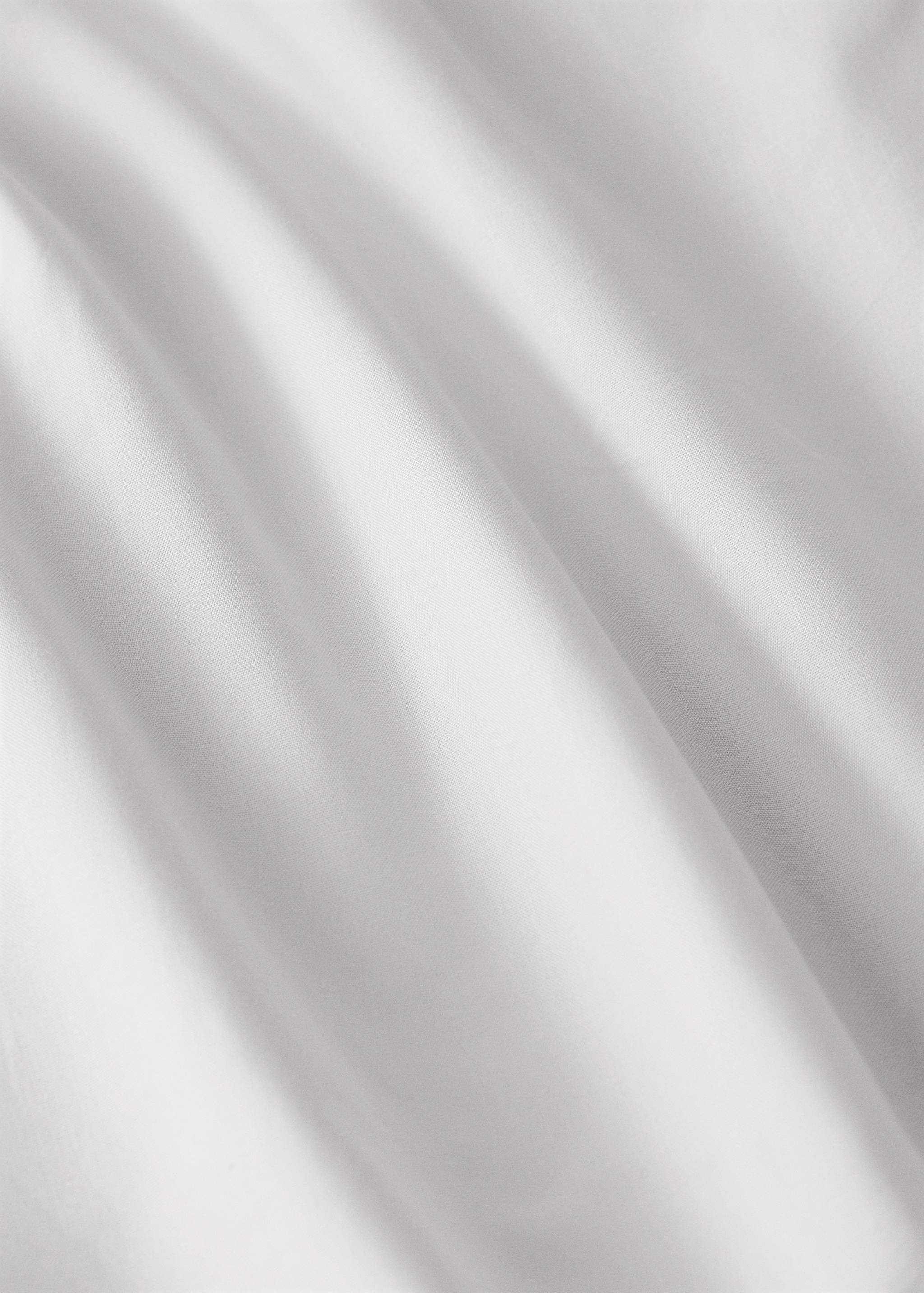 Percale cotton fitted sheet for 135/140 cm bed - Details of the article 2