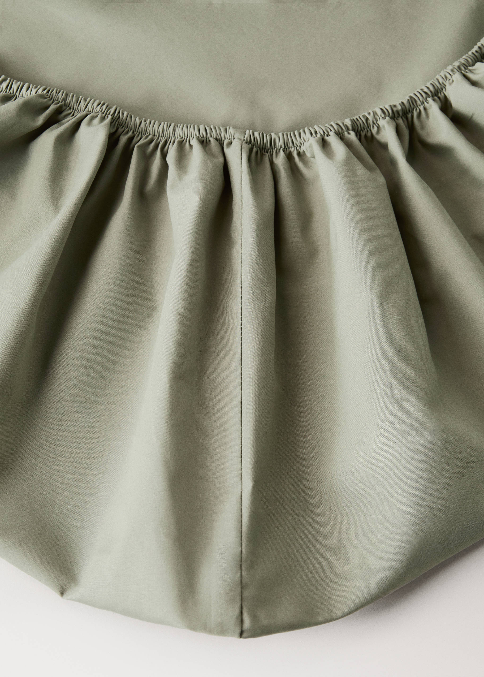 Percale cotton fitted sheet for 90 cm bed - Details of the article 1