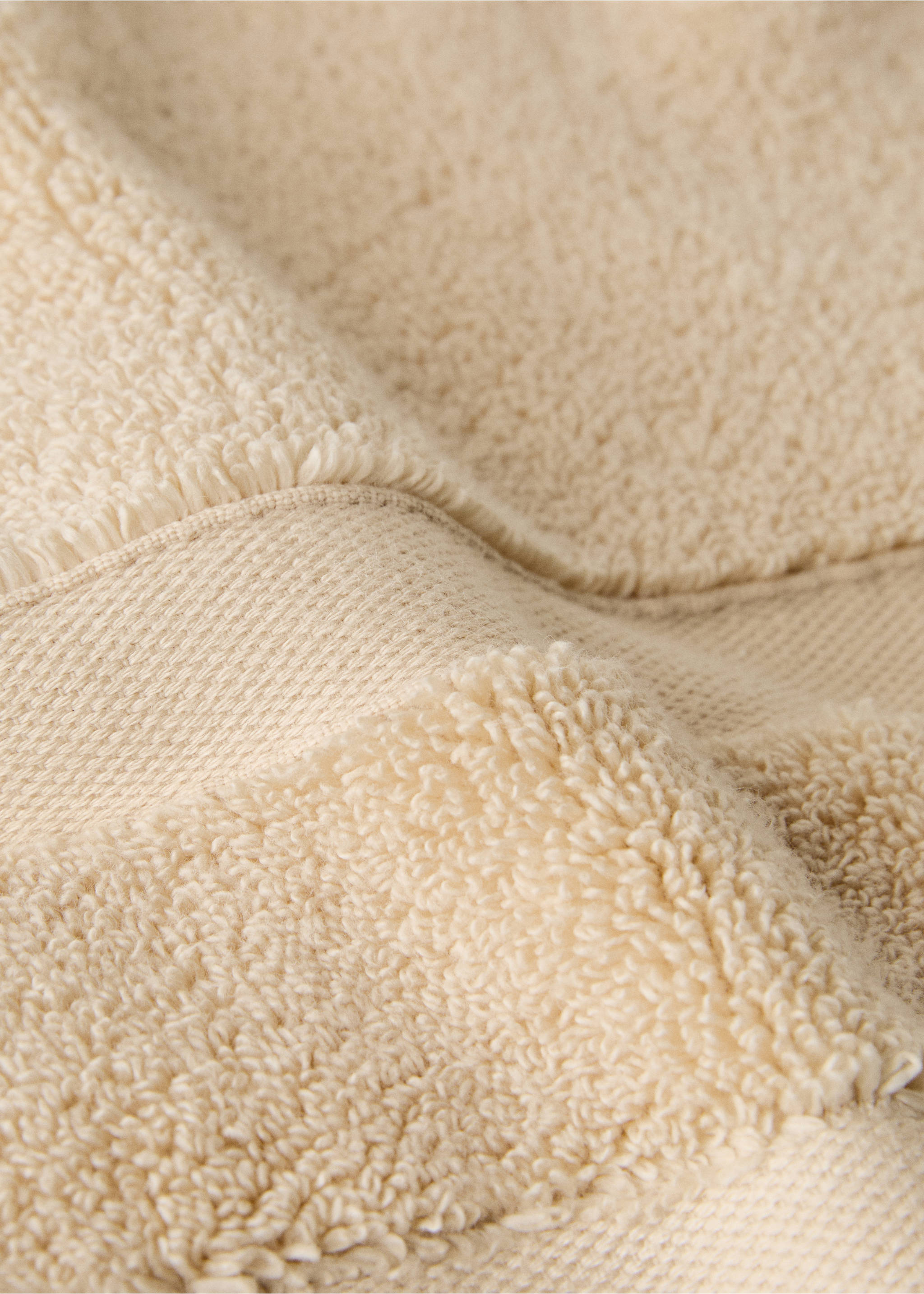 Εξαιρετικά απαλή πετσέτα χεριών - Λεπτομέρεια του προϊόντος 1, Μπεζ . Ref: 17051558-00.