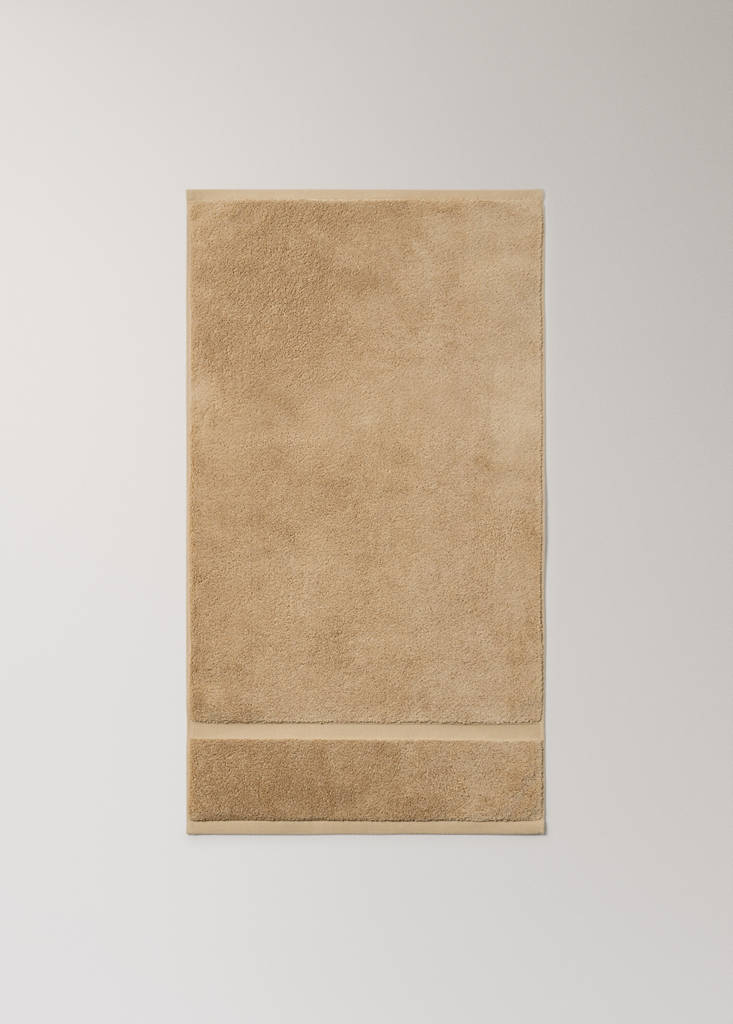 Extra-soft bathroom towel — Medium Brown
