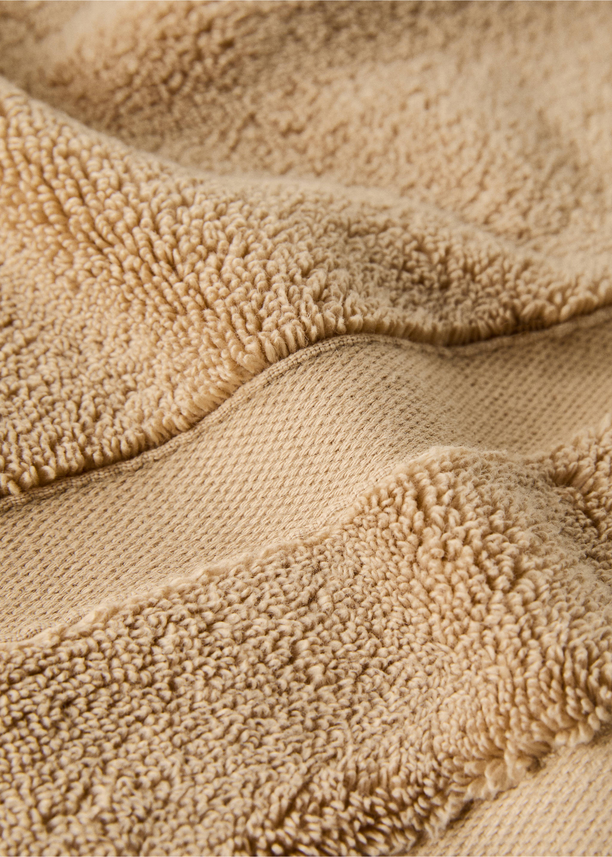 Extra weiches Handtuch - Detail des Artikels 1, Mittelbraun. Ref: 17051559-00.