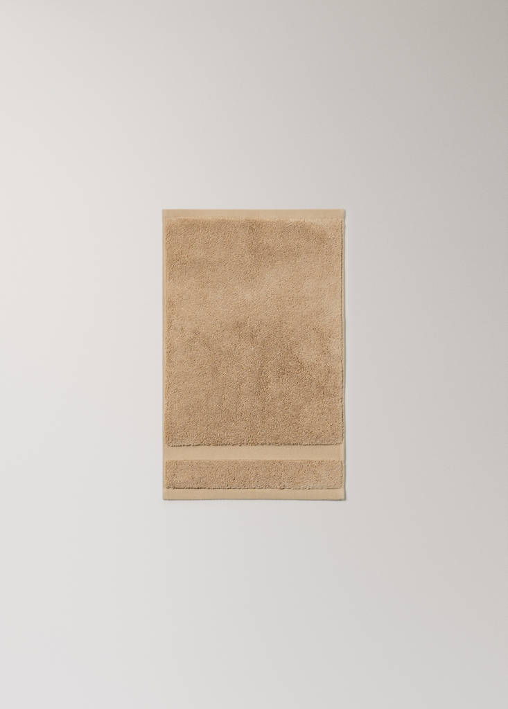 Extra-soft hand towel — Medium Brown
