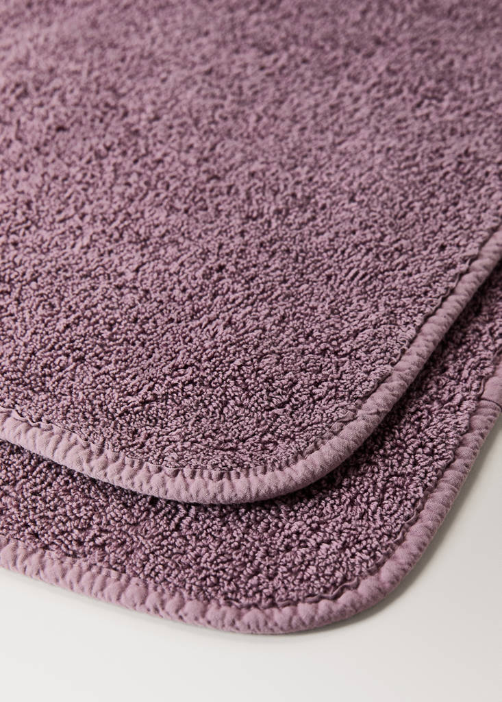 Garment-dyed towel — Purple