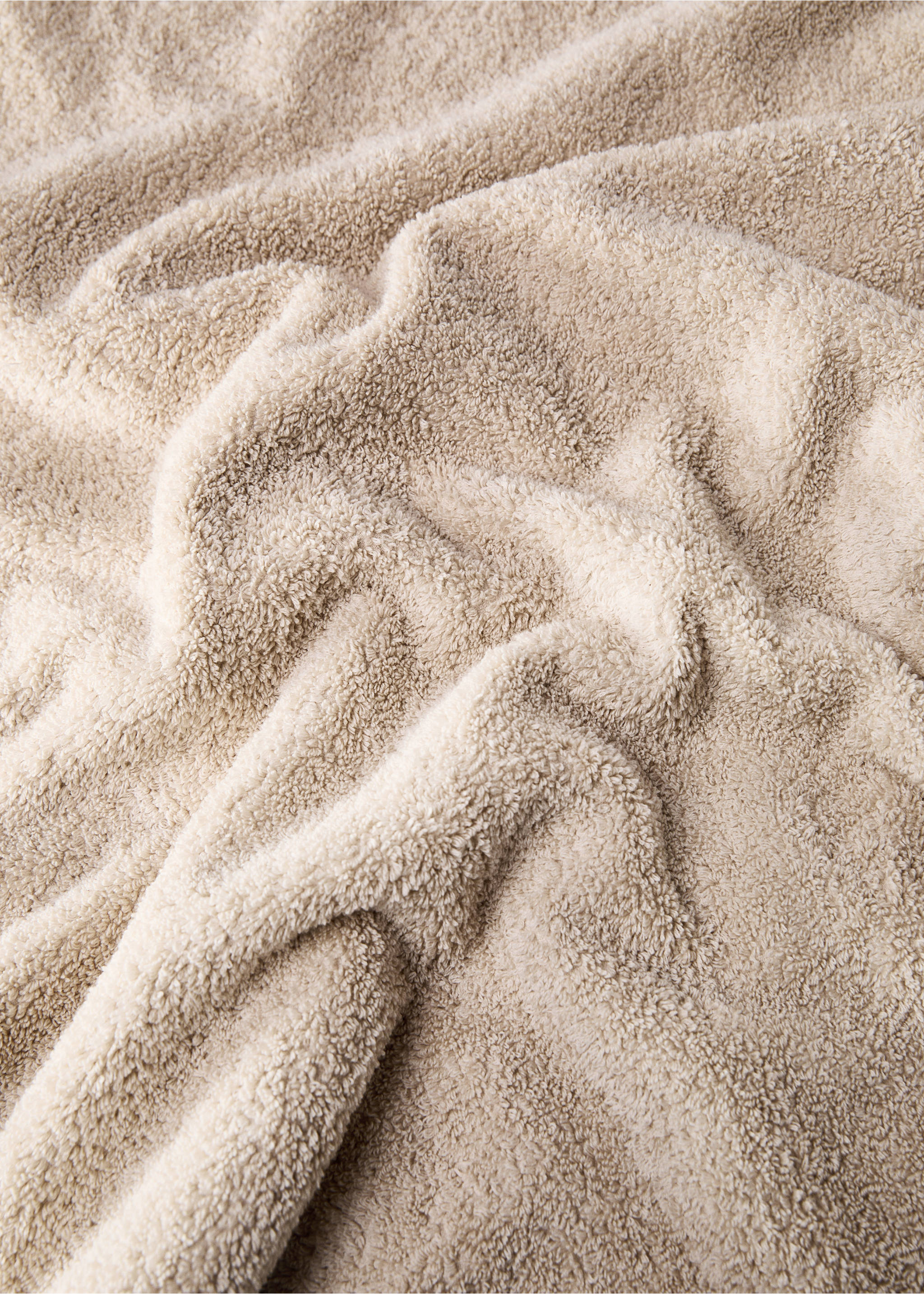 Handduk garment dyed - Detaljer om artikeln 3, Beige. Ref: 17051561-00.