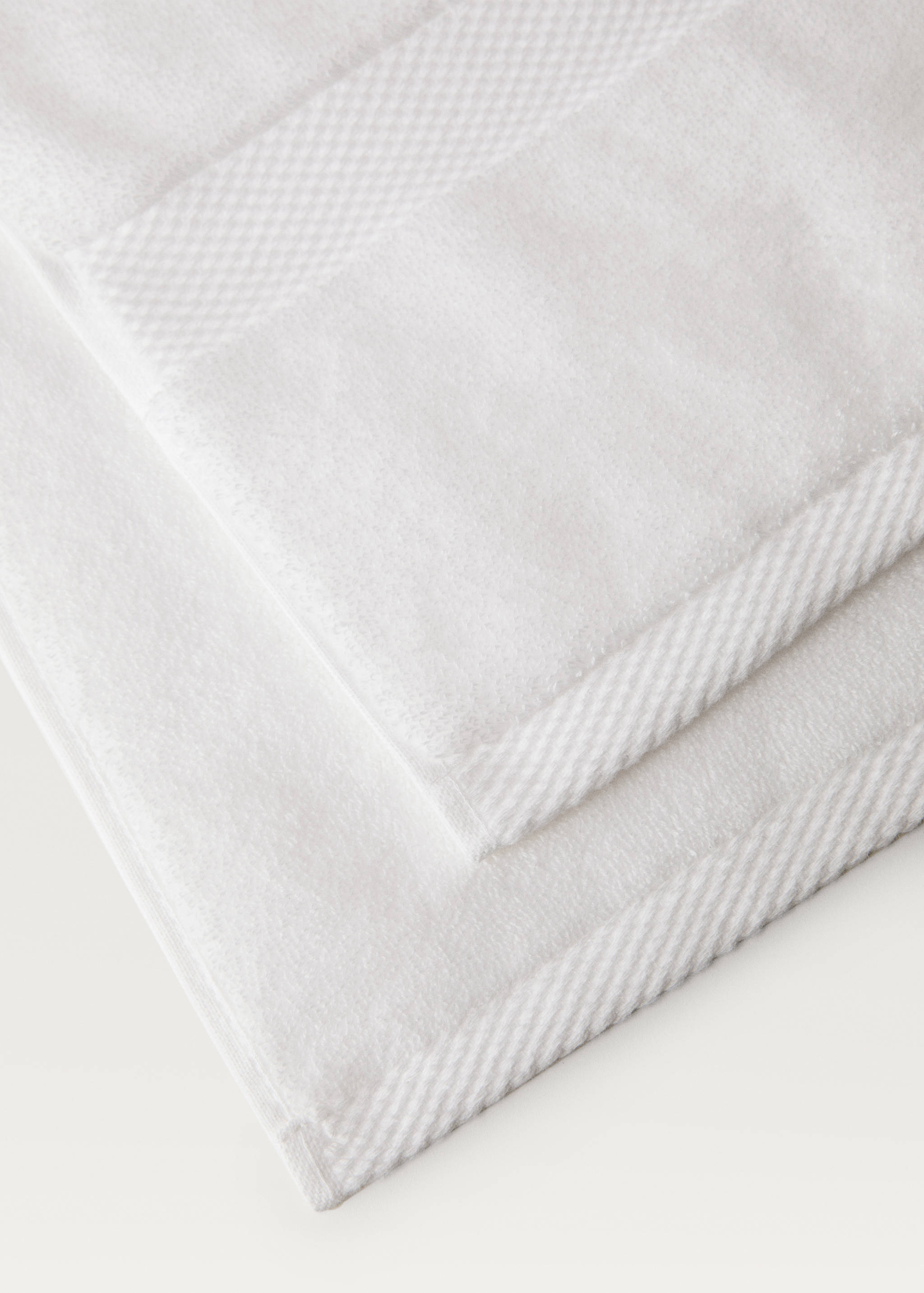 Extra-soft cotton face towel - Details of the article 1