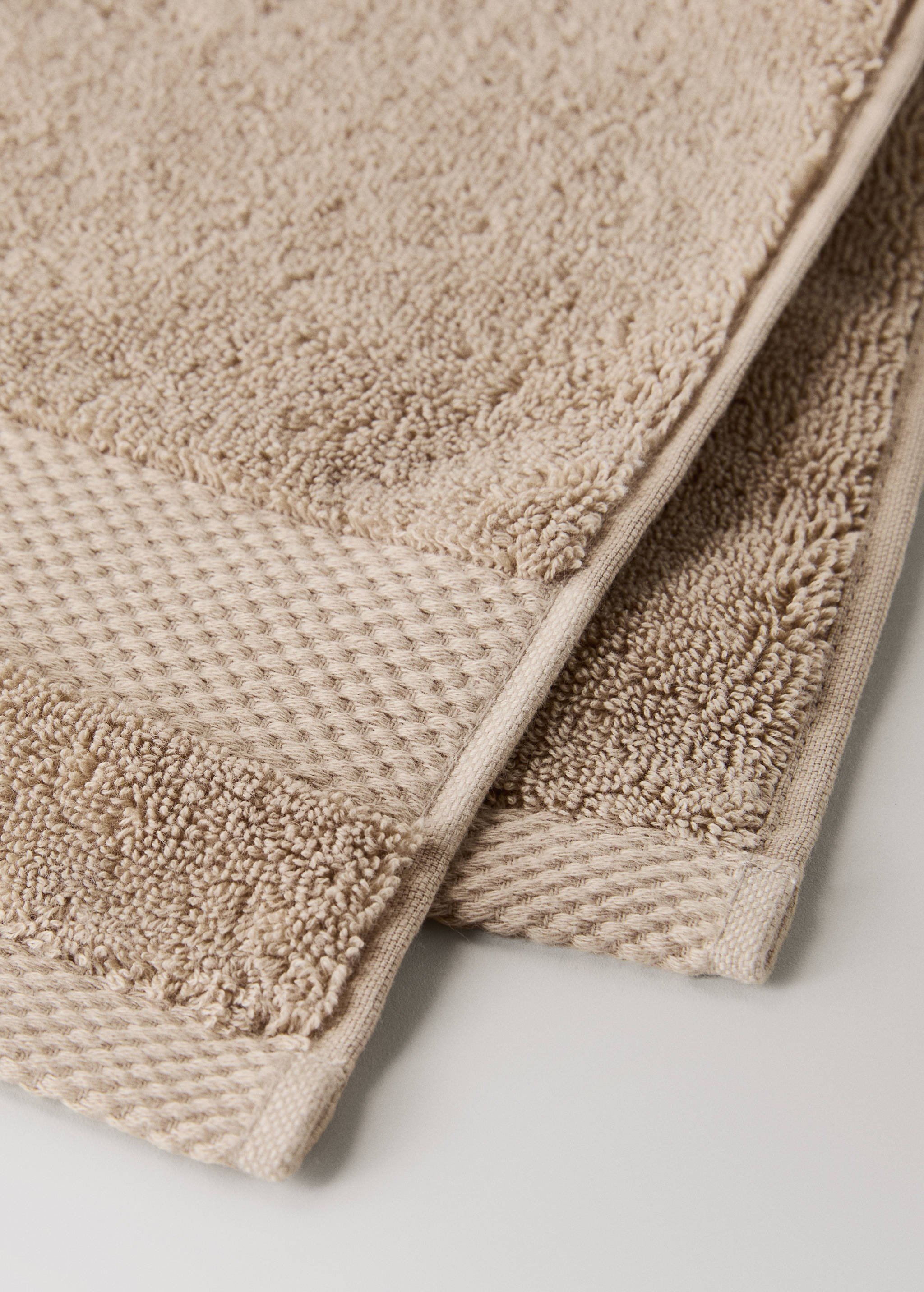 Extra-soft cotton face towel - Details of the article 2