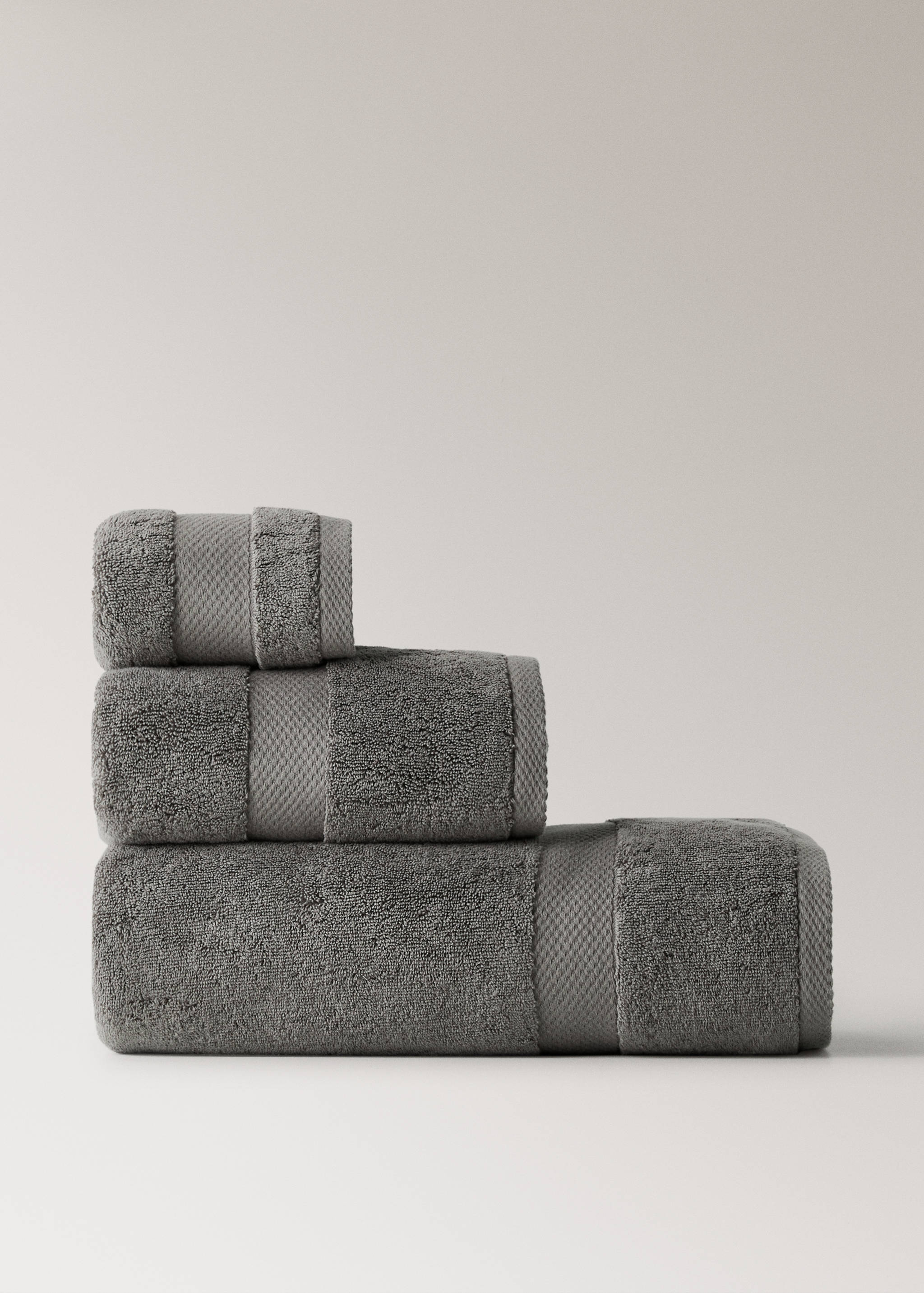 Extra-soft cotton face towel - Article without model