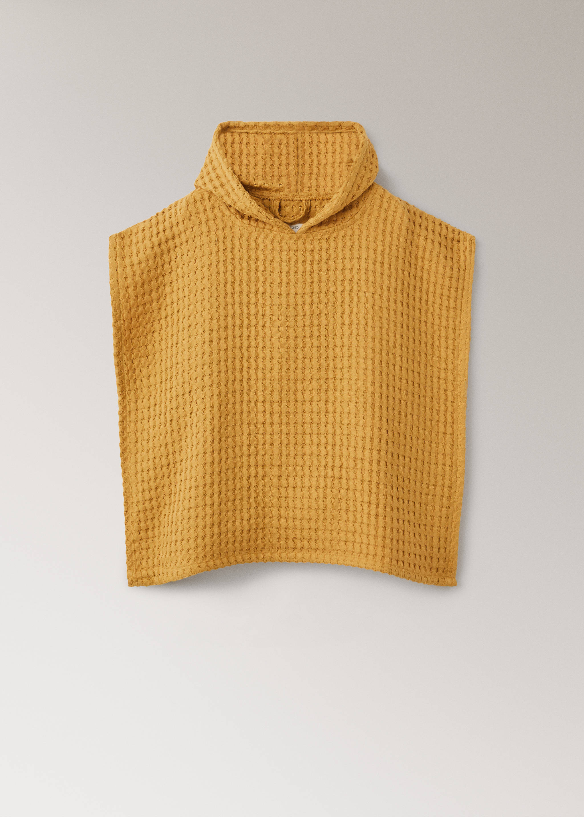 Children's poncho in waffle cotton - Article without model