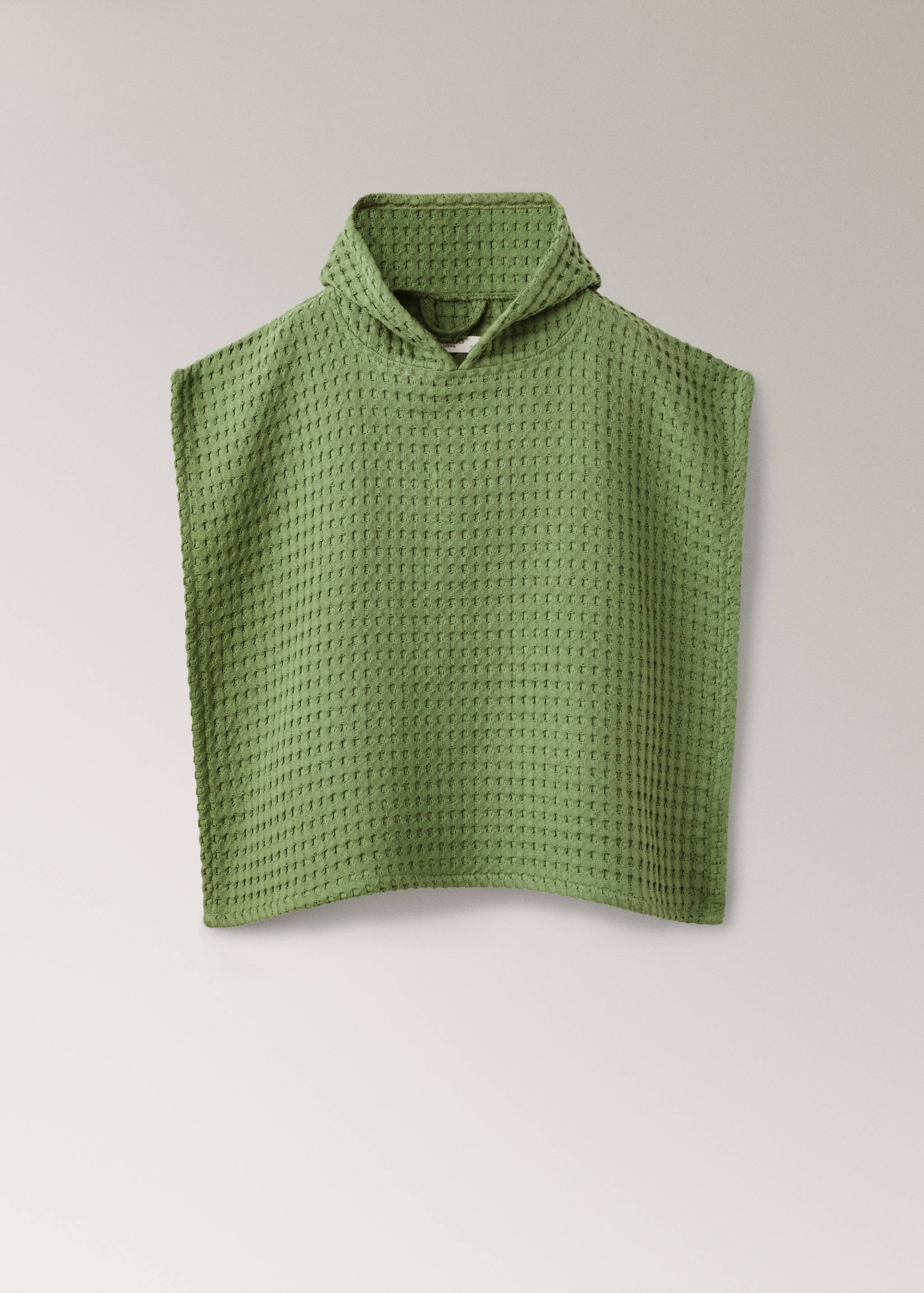 Poncho infantil algodón waffle - Artículo sin modelo