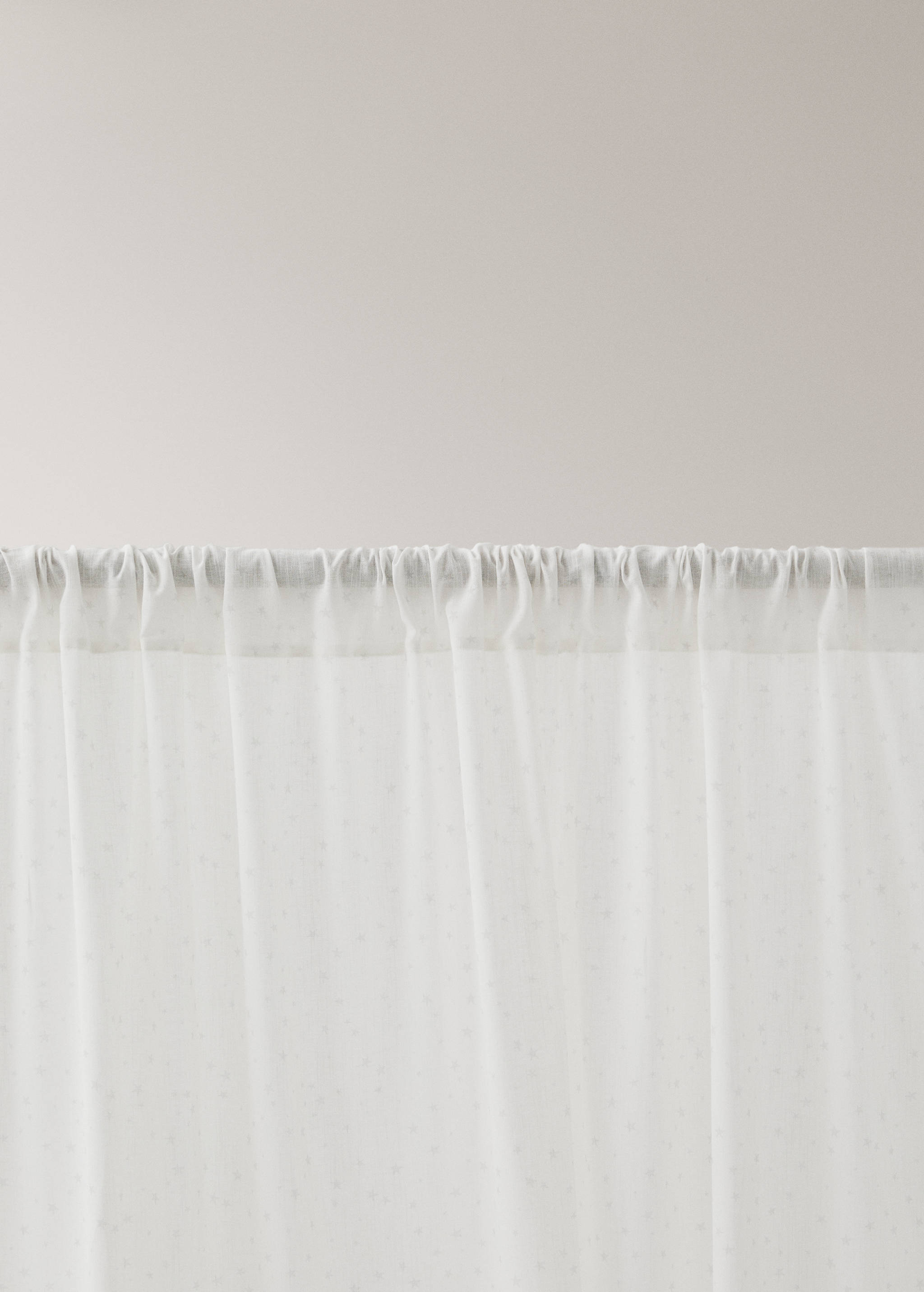 Cotton curtain with star print - Details of the article 2