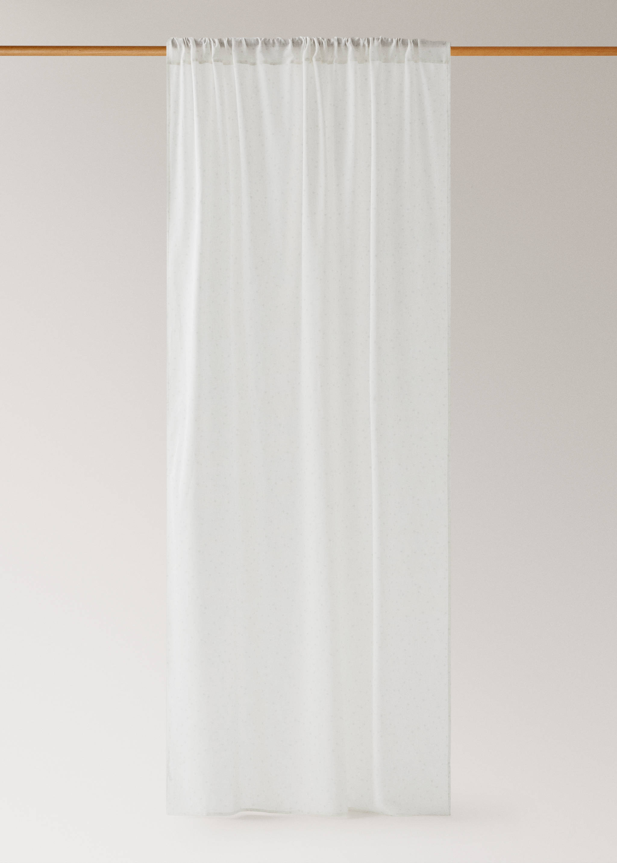 Cotton curtain with star print - Article without model