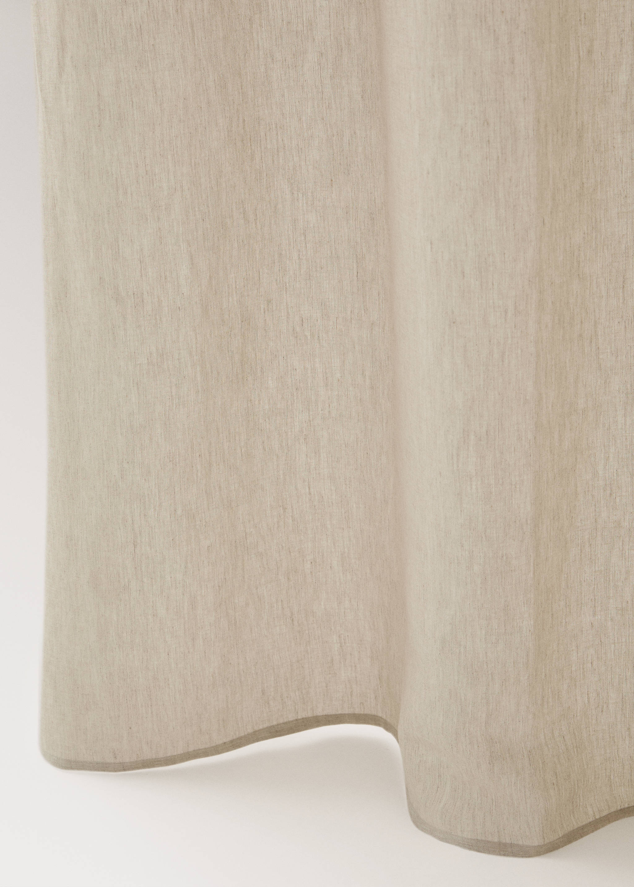 Linen curtain with hemstitch details - Details of the article 1
