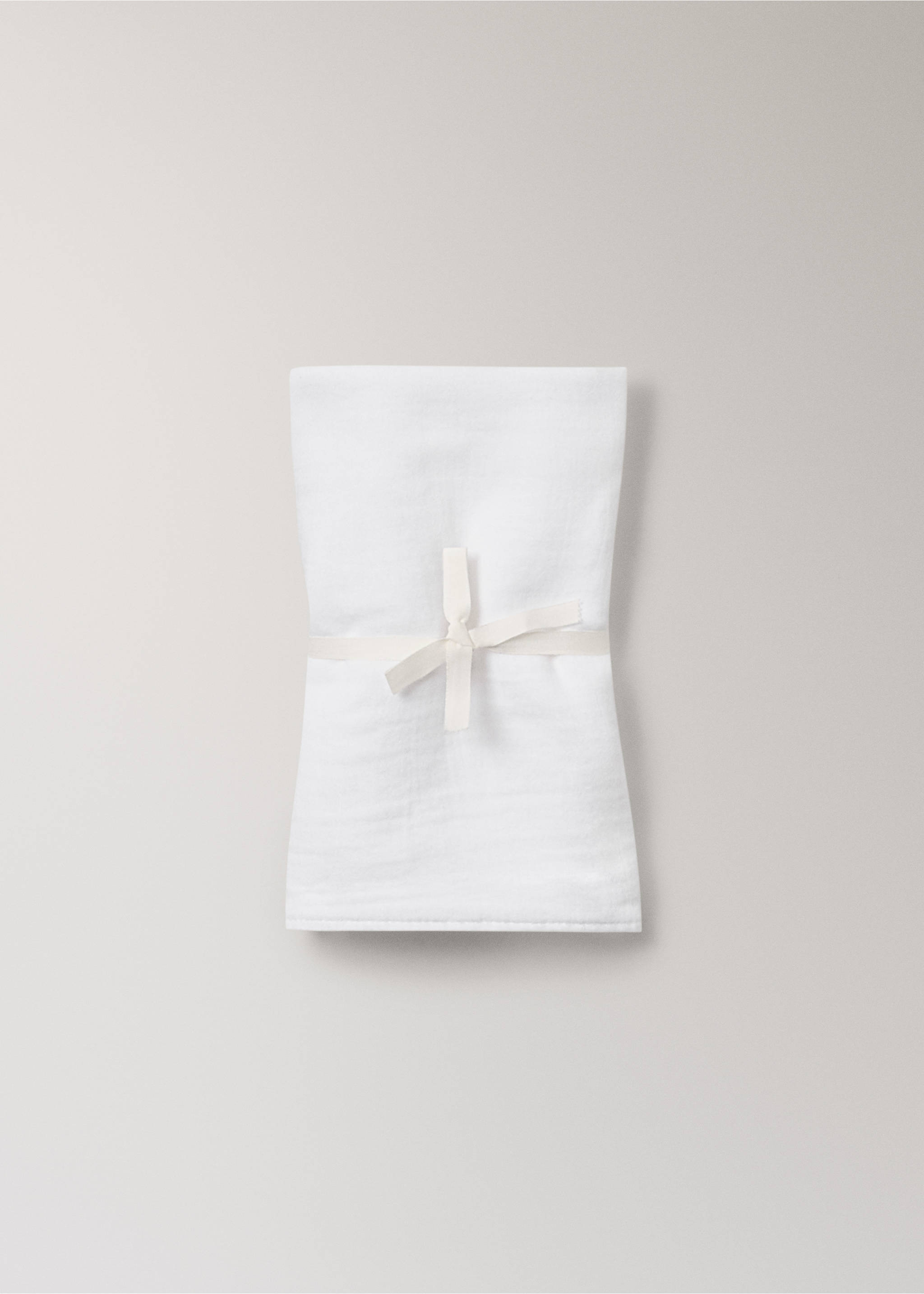 Lange en gaze de coton texturé pour enfant - Article sans modèle, Blanc. Ref: 17051573-00.
