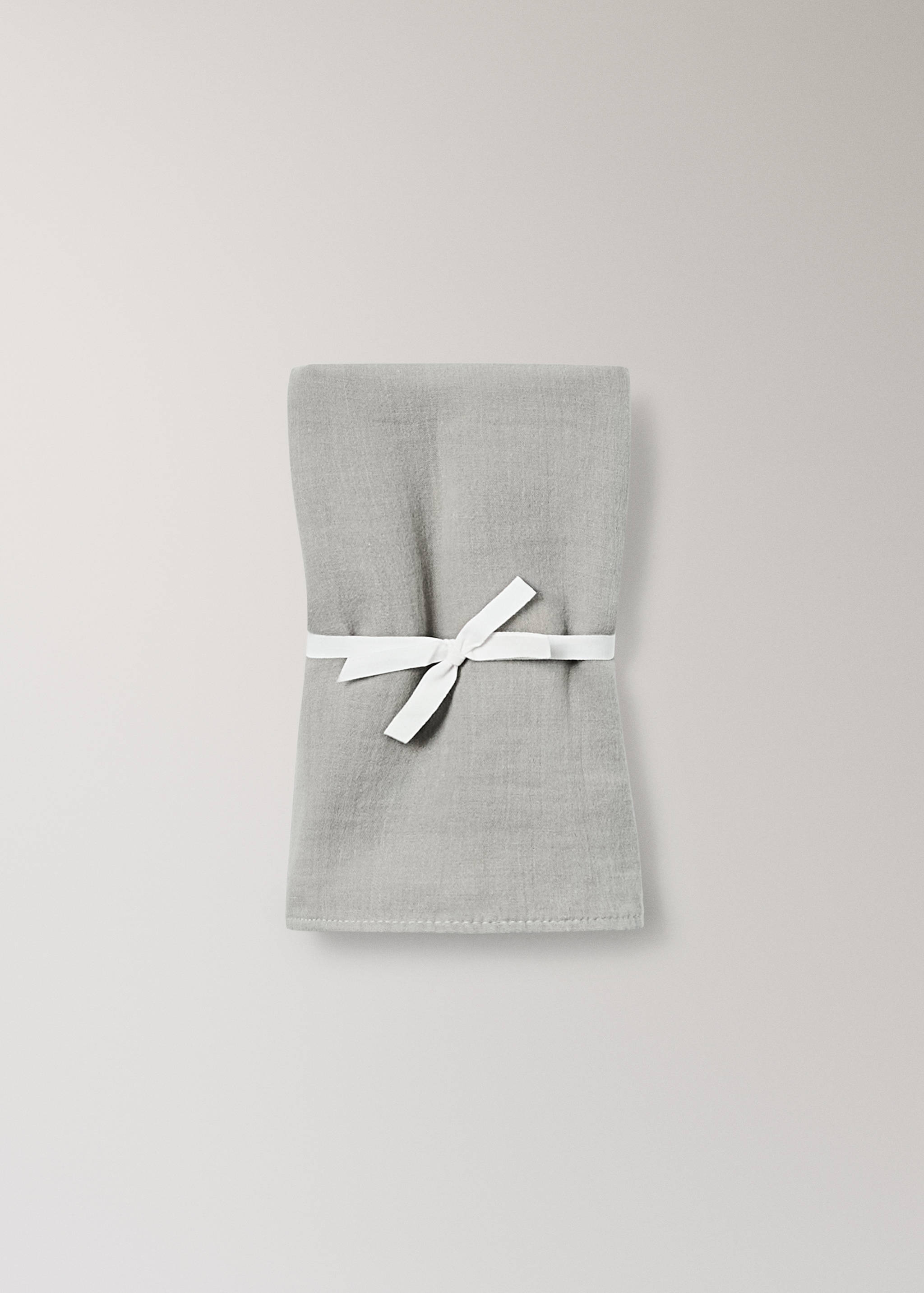 Cotton textured baby swaddle - Article without model