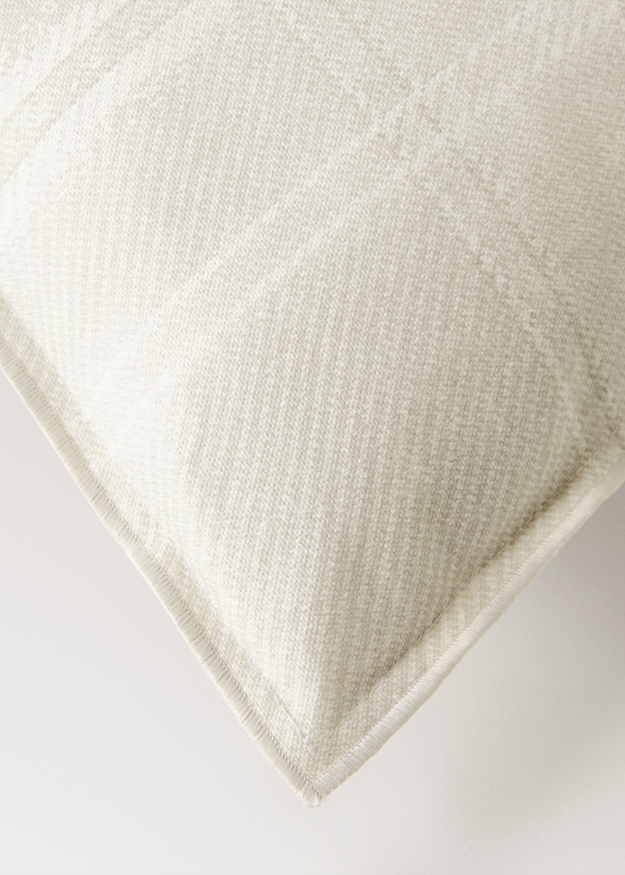 Cotton check-print cushion cover 50x50 cm - Details of the article 3