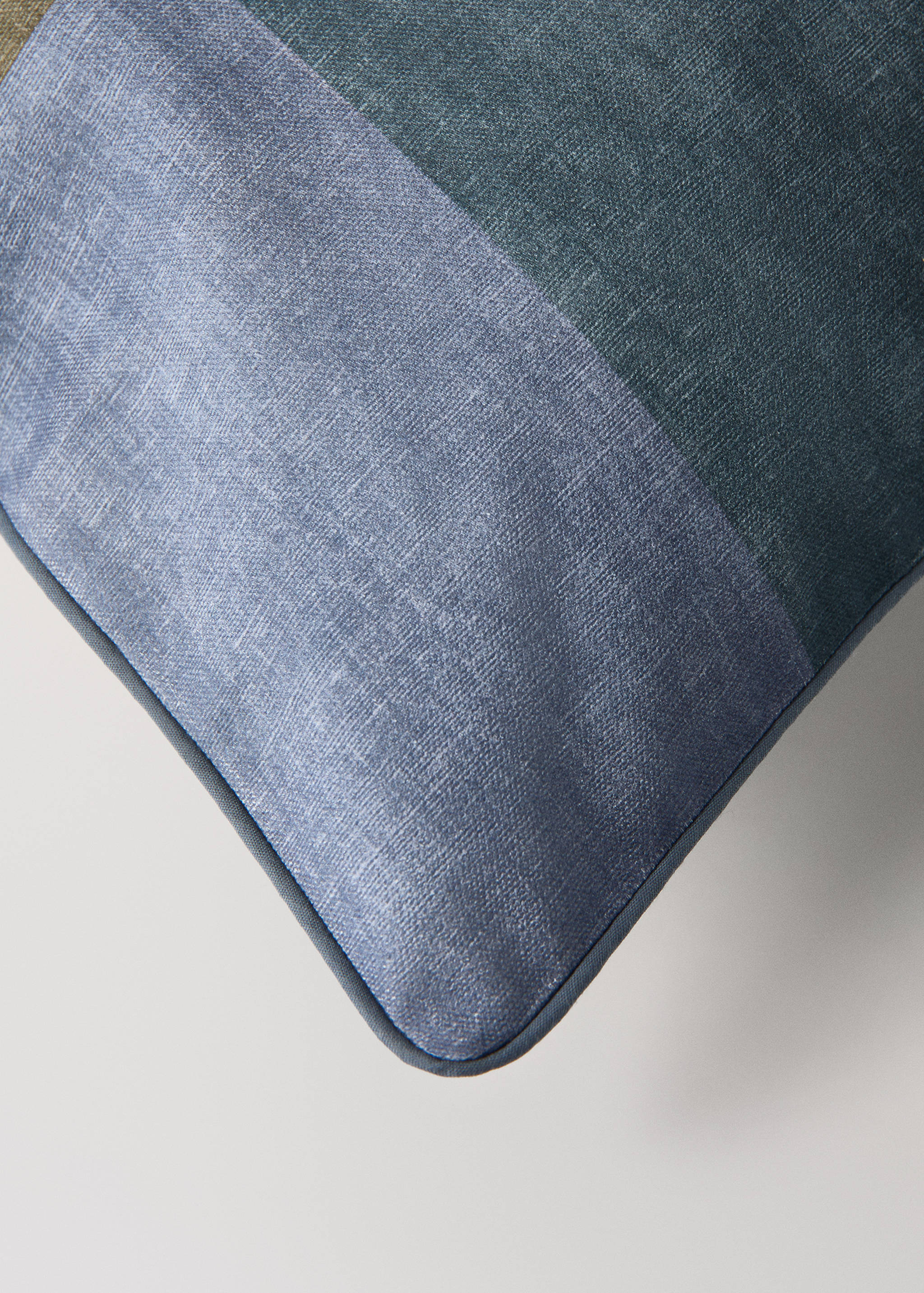 Cotton cushion cover with abstract print 40x60 cm - Details of the article 2