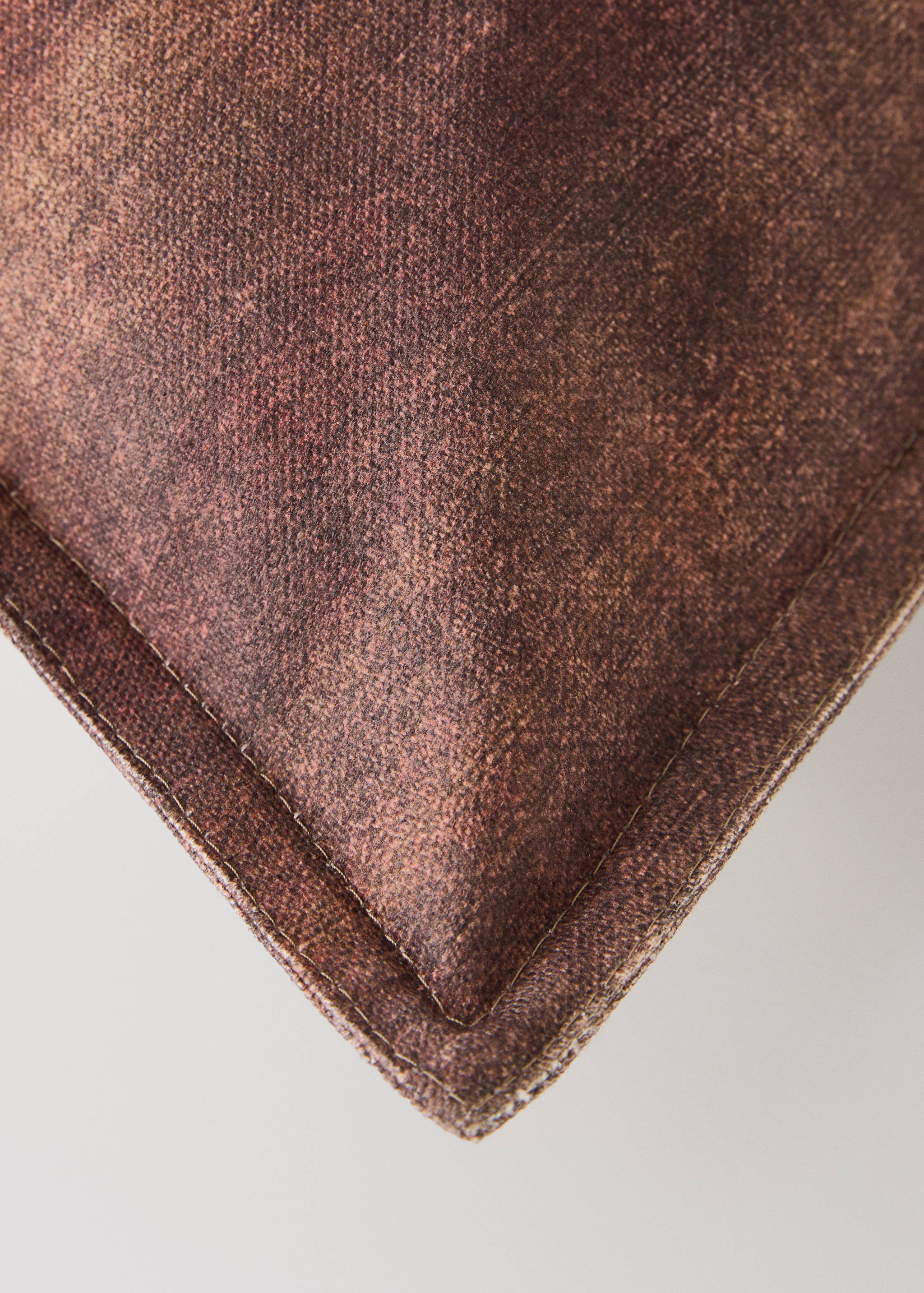 Cotton striped cushion cover 40x60 cm - Details of the article 3