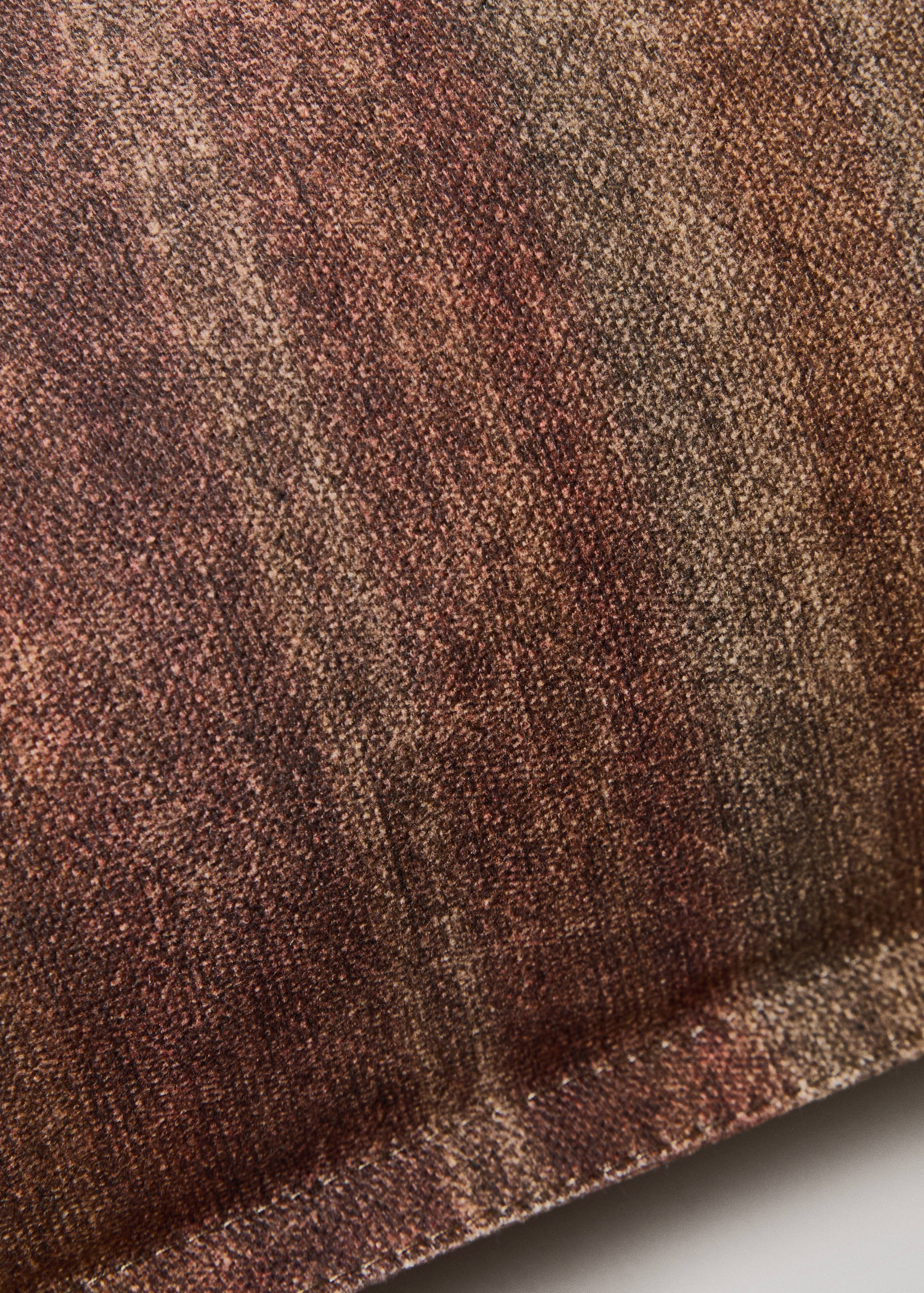 Cotton striped cushion cover 40x60 cm - Details of the article 4