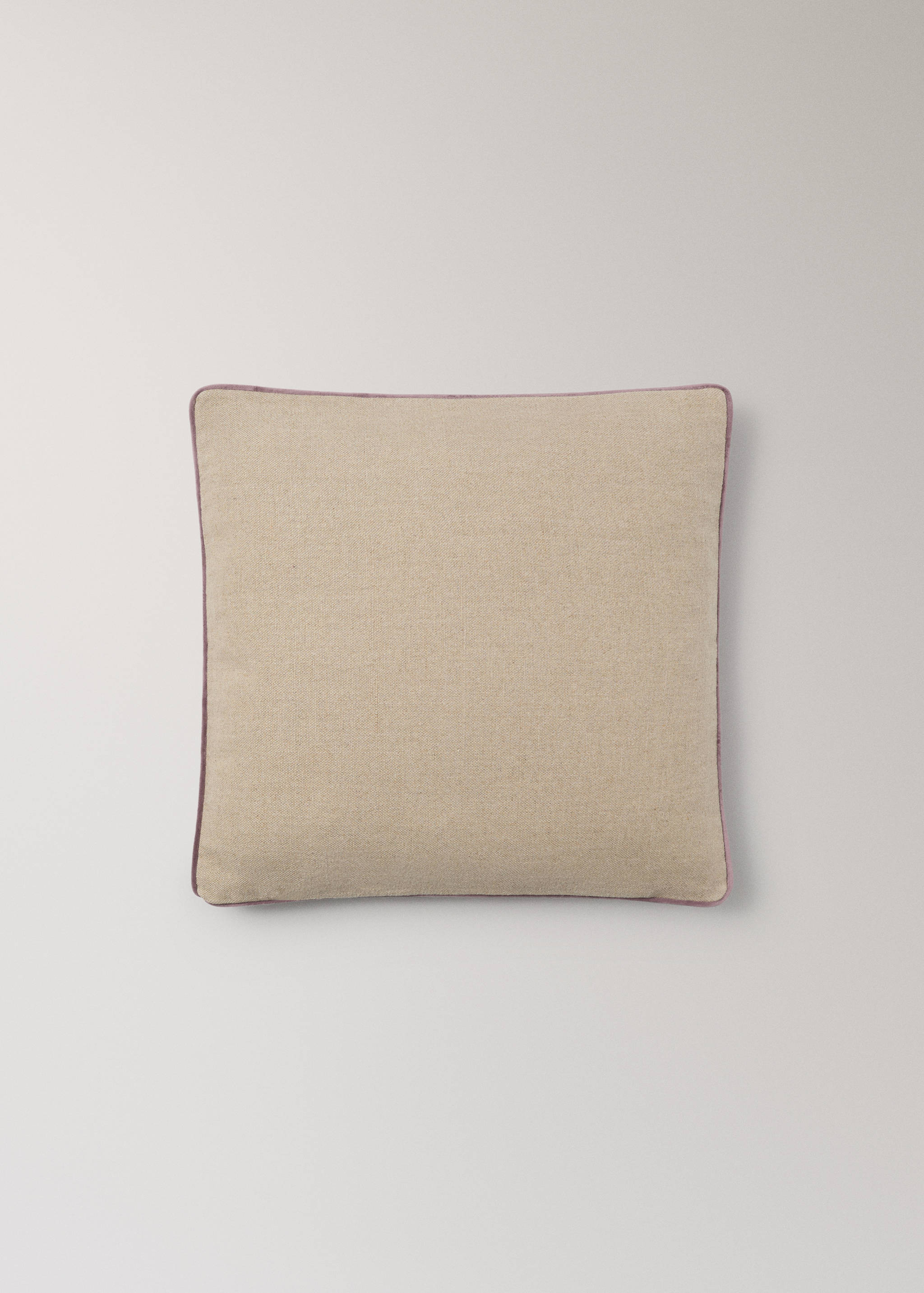 Blomstrete putetrekk i lin, 50x50 cm - Artikkeldetalj 1