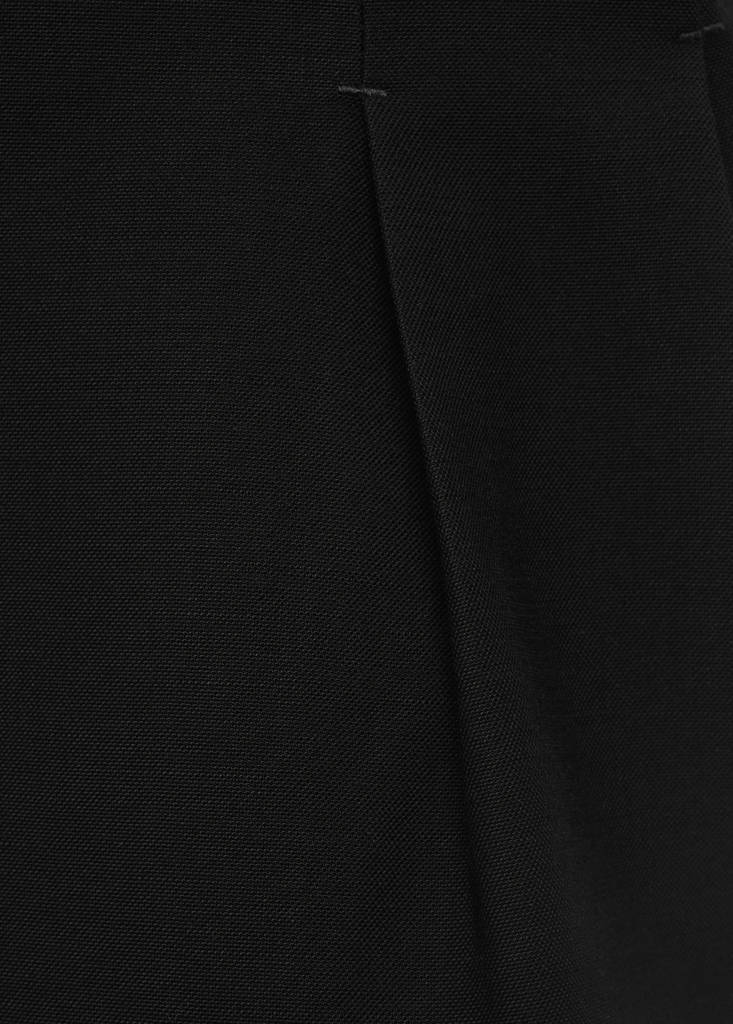 Halter-neck peplum waistcoat — Black