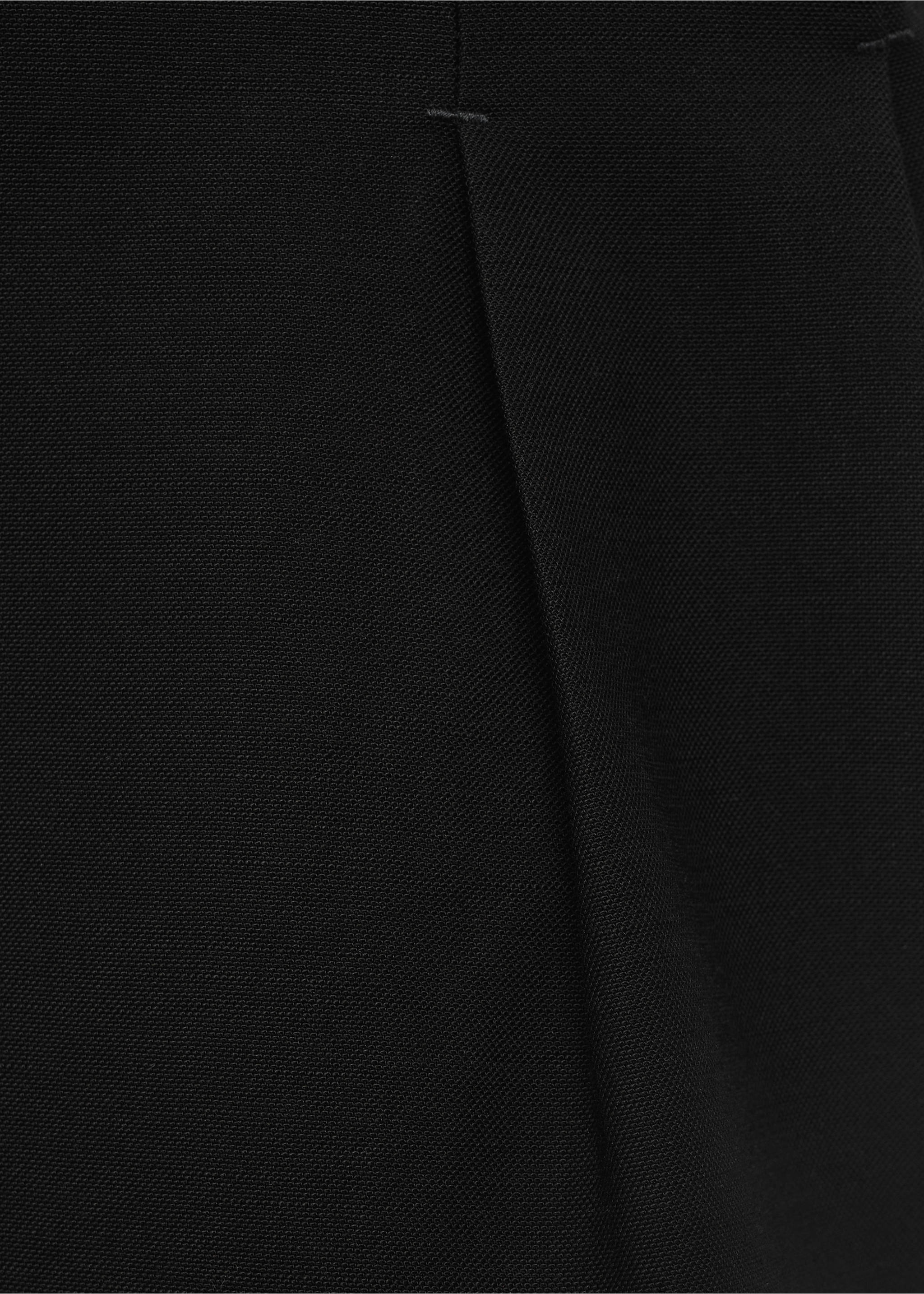 Halter-neck peplum waistcoat - Details of the article 0, Black. Ref: 17052038-00.