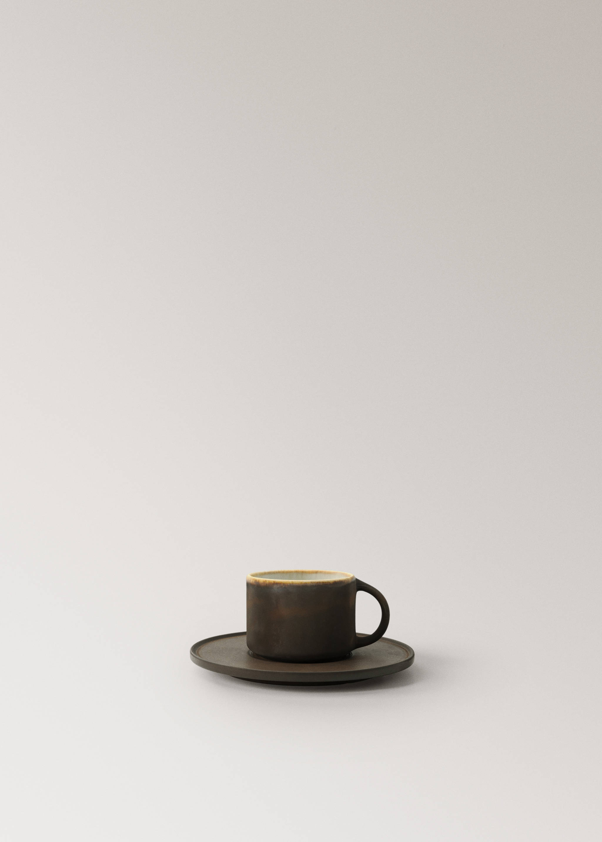 Matta espressokopp i stengods - Artikel utan modell