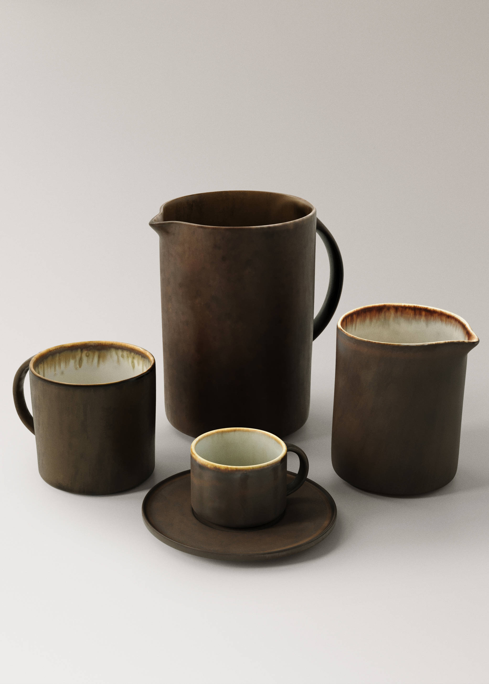 Matta espressokopp i stengods - Detaljer om artikeln 4