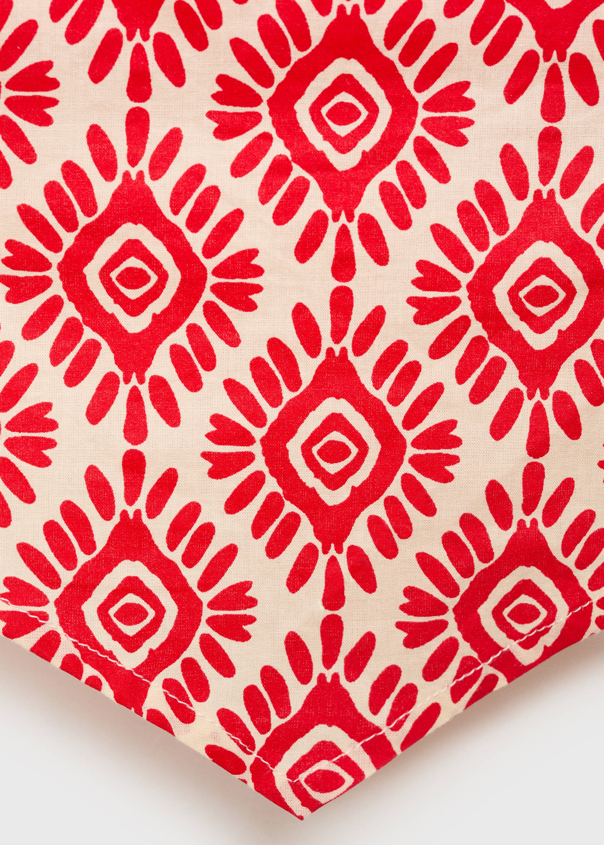 Gemustertes Top mit V-Ausschnitt - Detail des Artikels 8