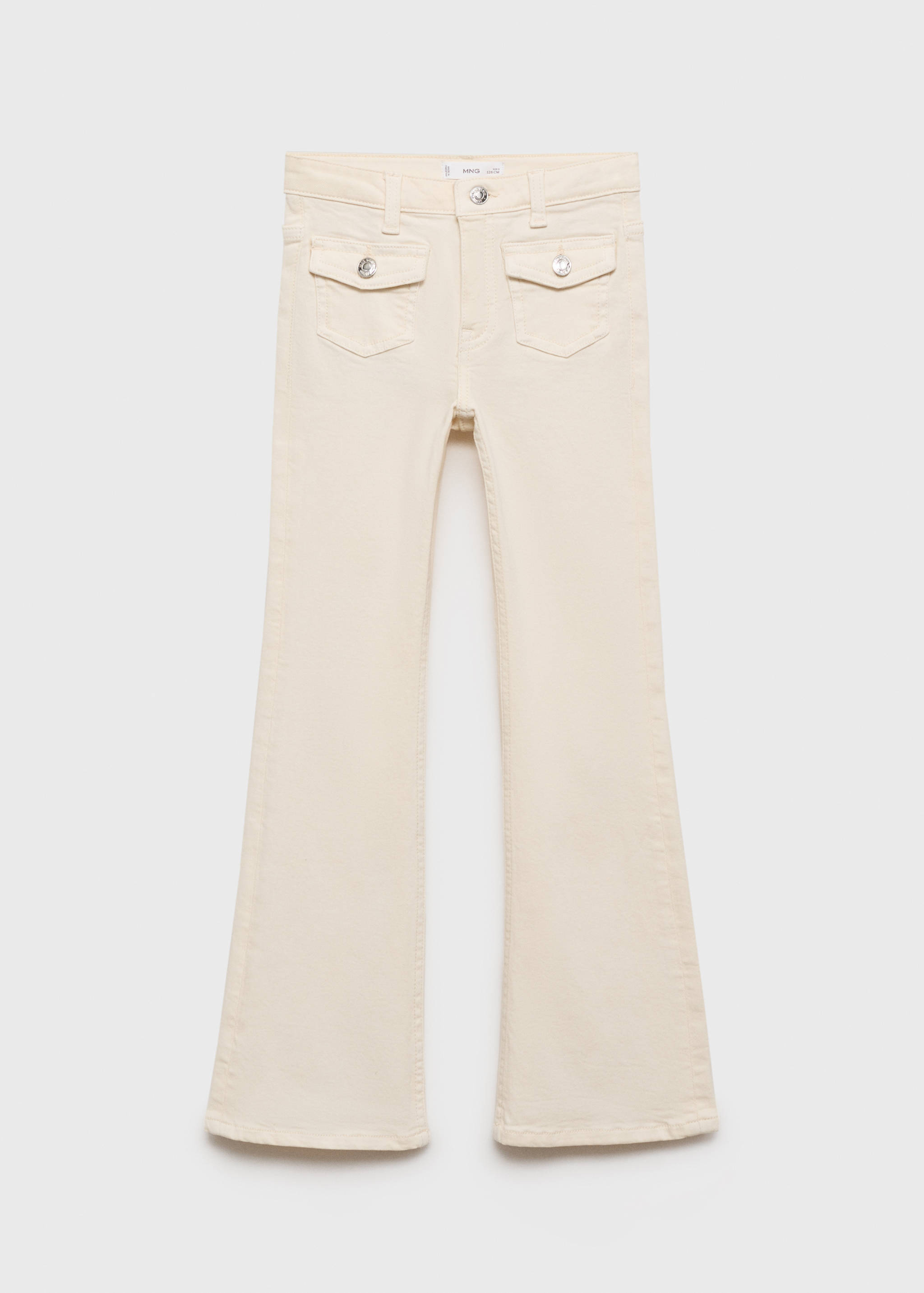 Flared jeans with pocket - Article without model