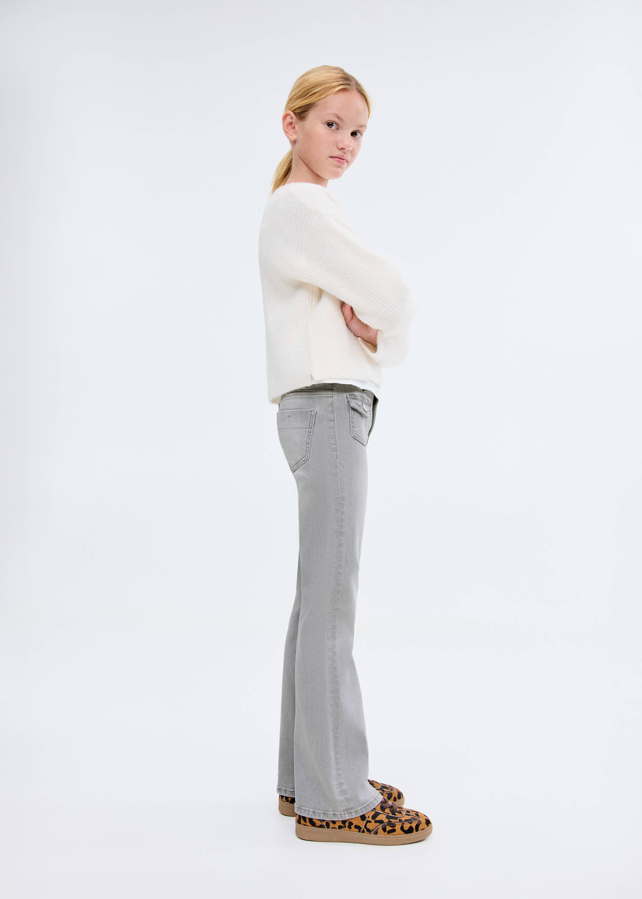 Jean flare poches - Plan général