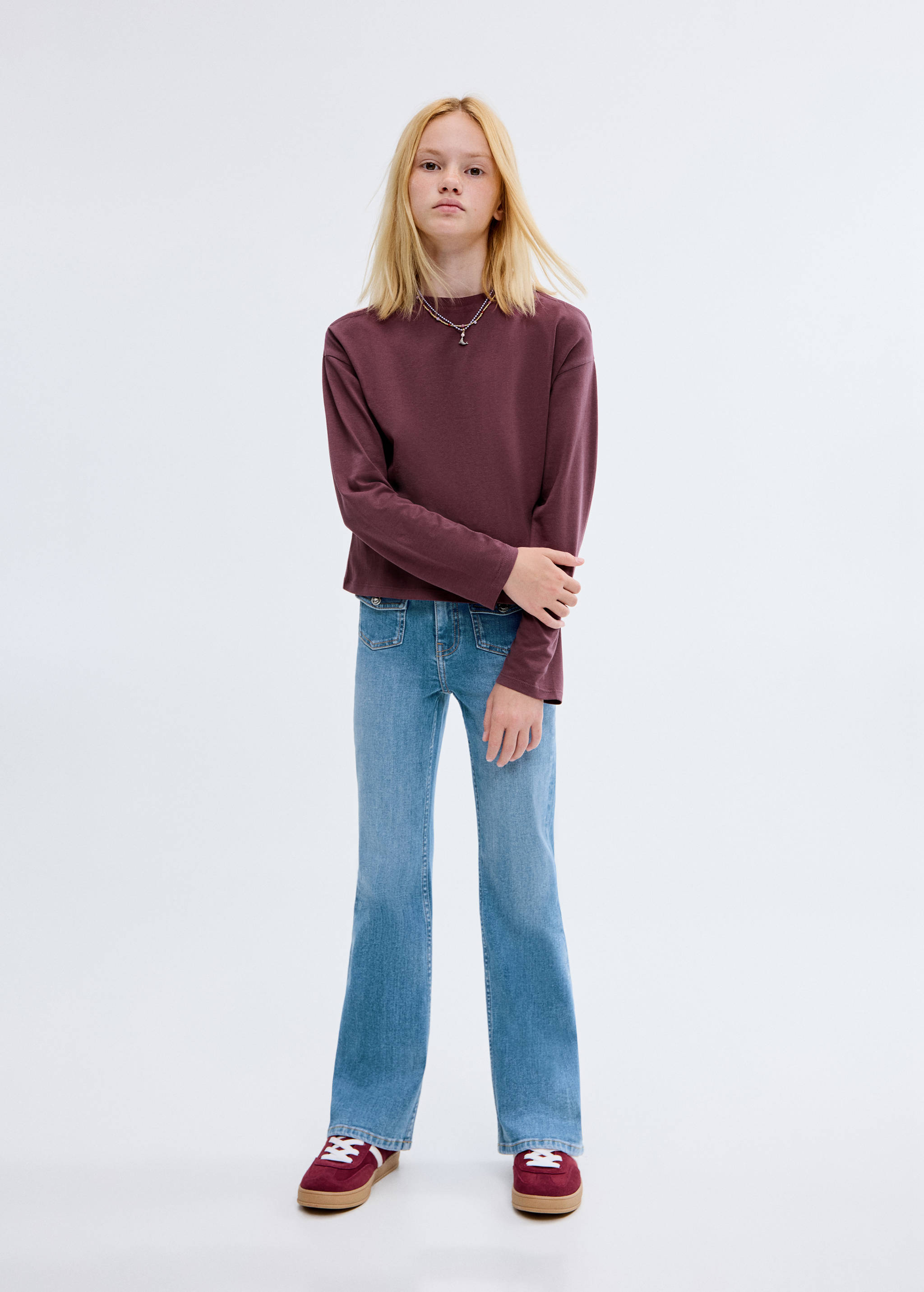 Jean flare poches - Plan général