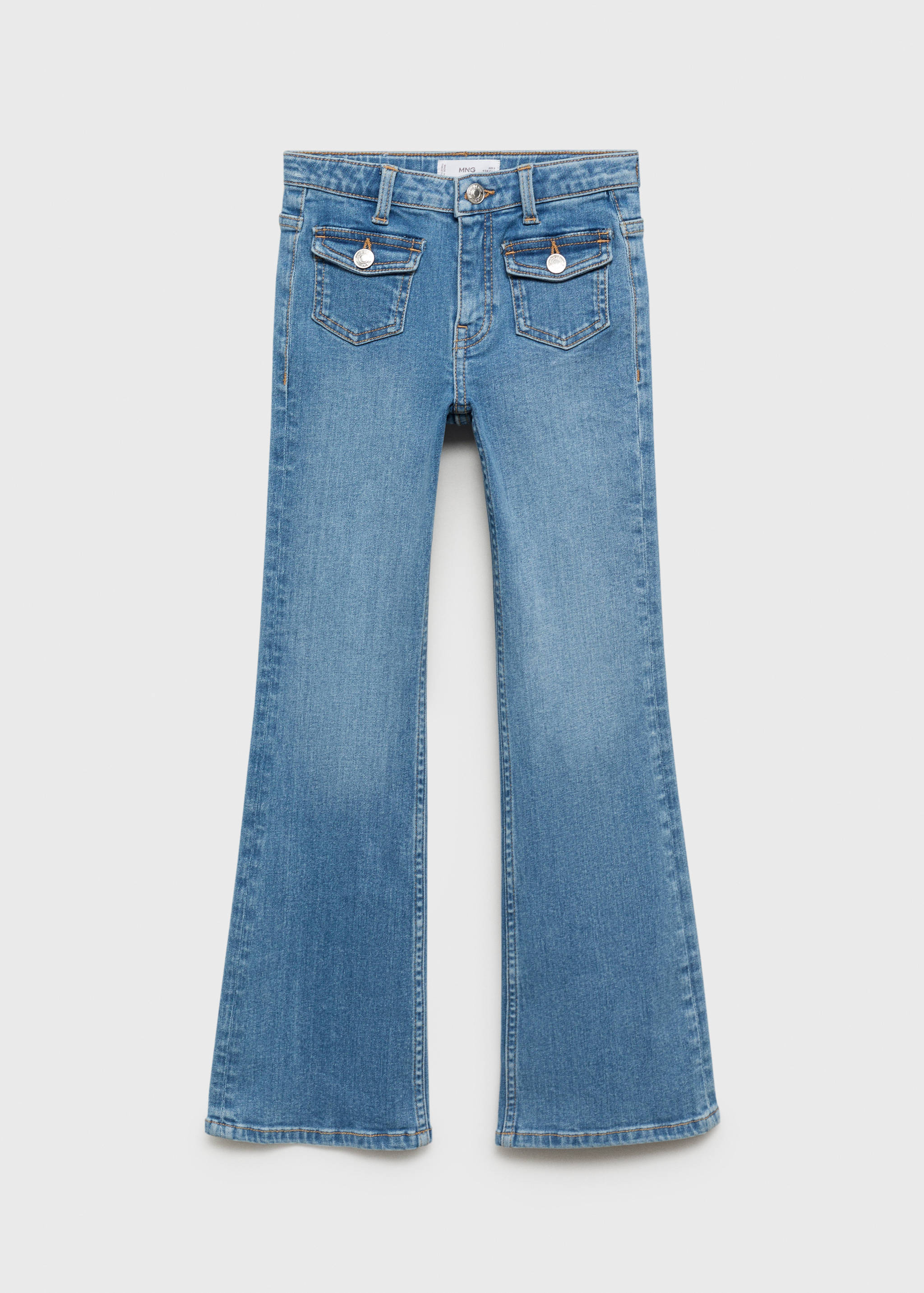 Flared jeans with pocket - Article without model