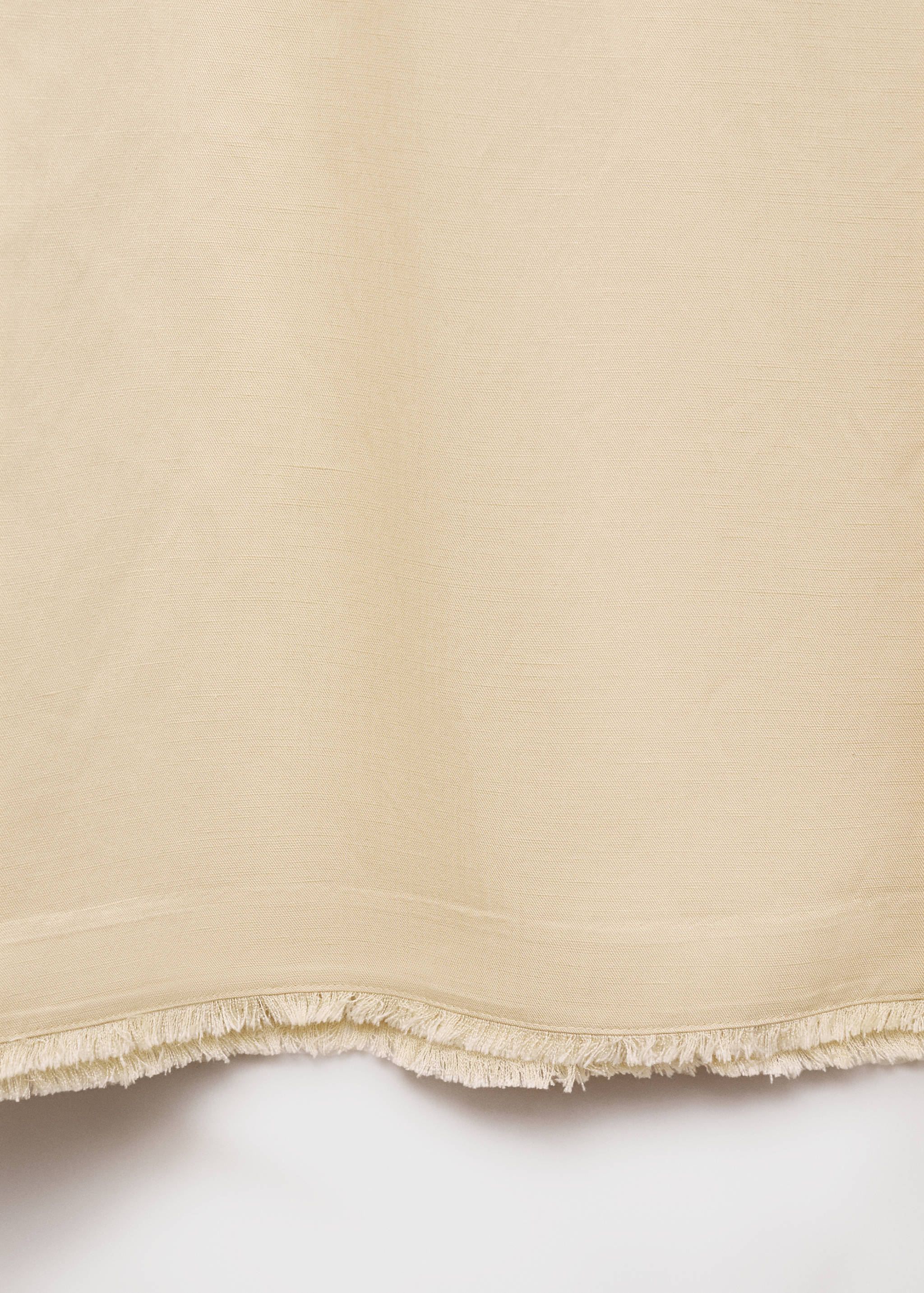 Midi-skirt with frayed ends - Details of the article 0