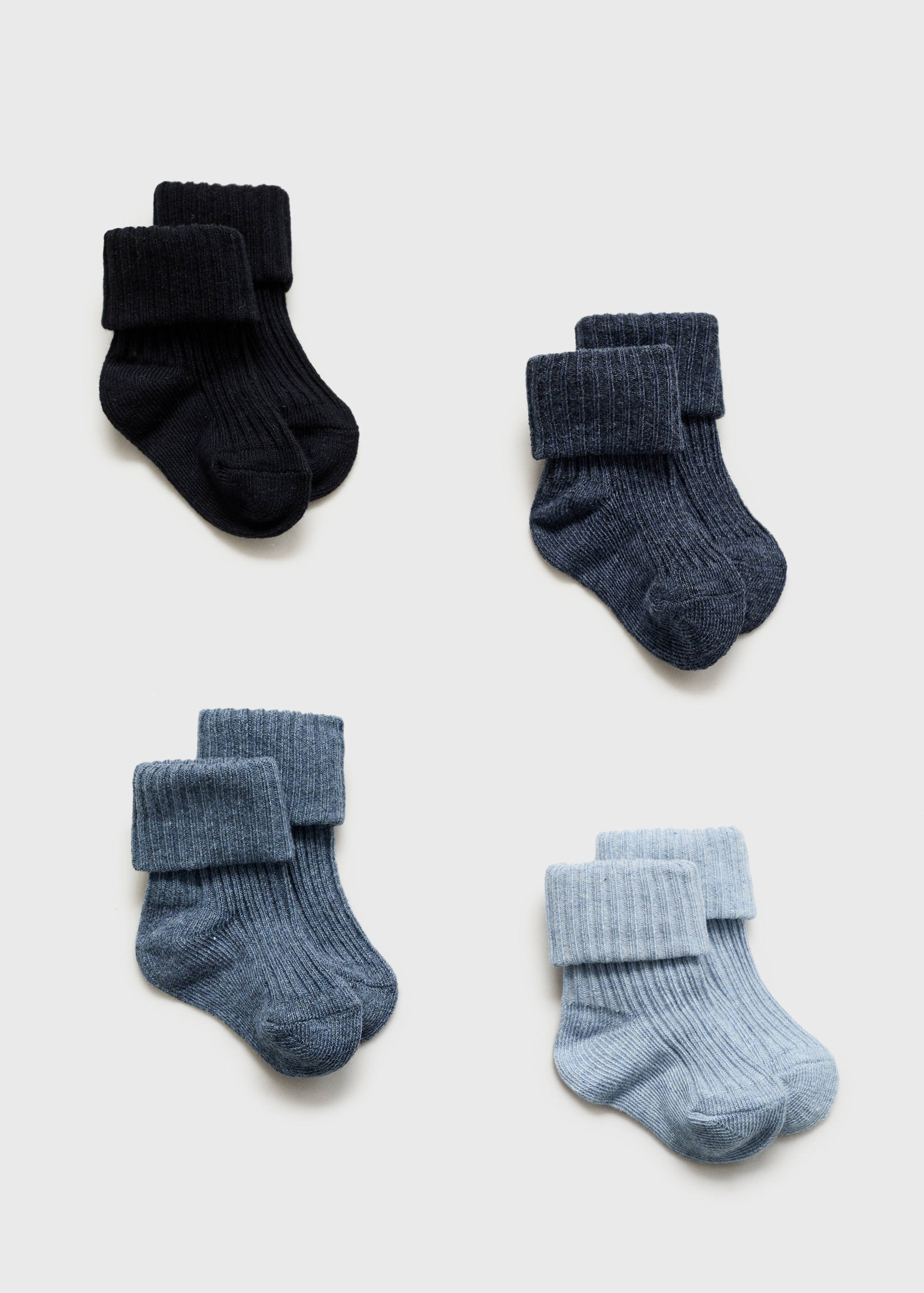 4 pack ribbed socks - Article without model