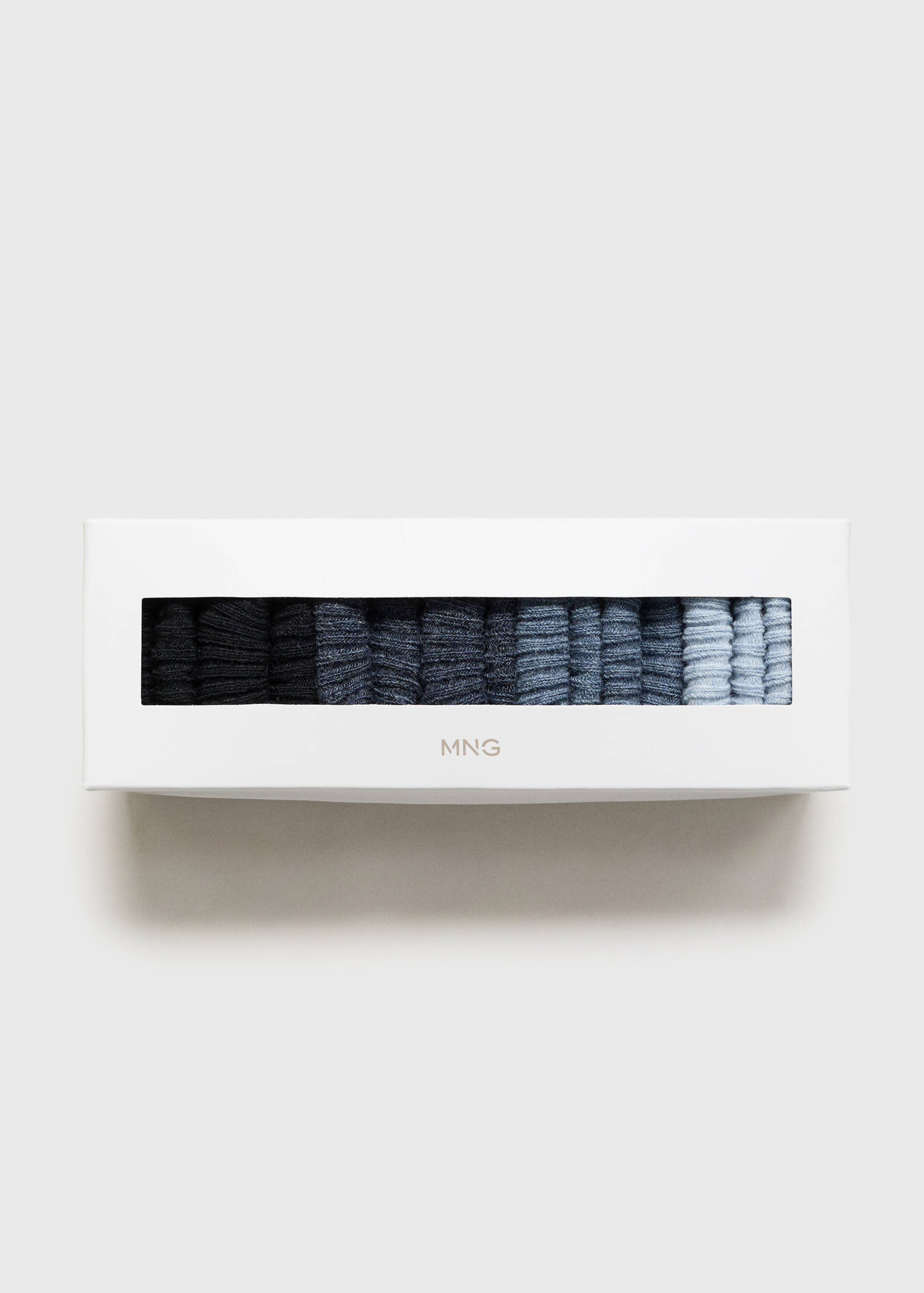 4 pack ribbed socks - Reverse of the article