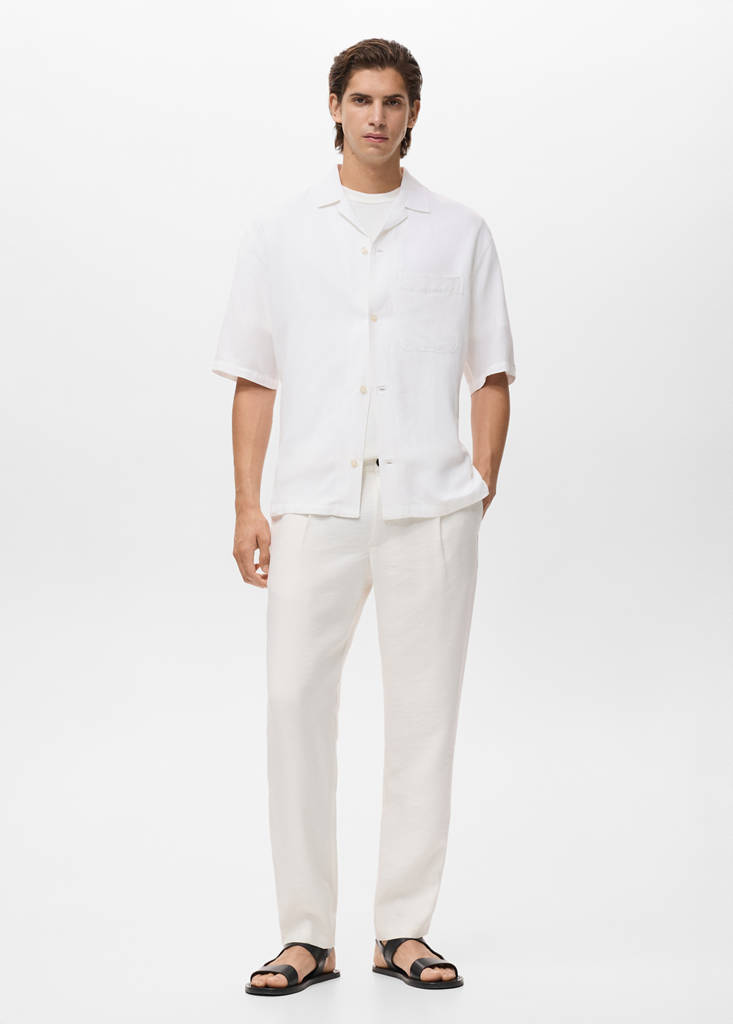 Fine-knit T-shirt — Off White