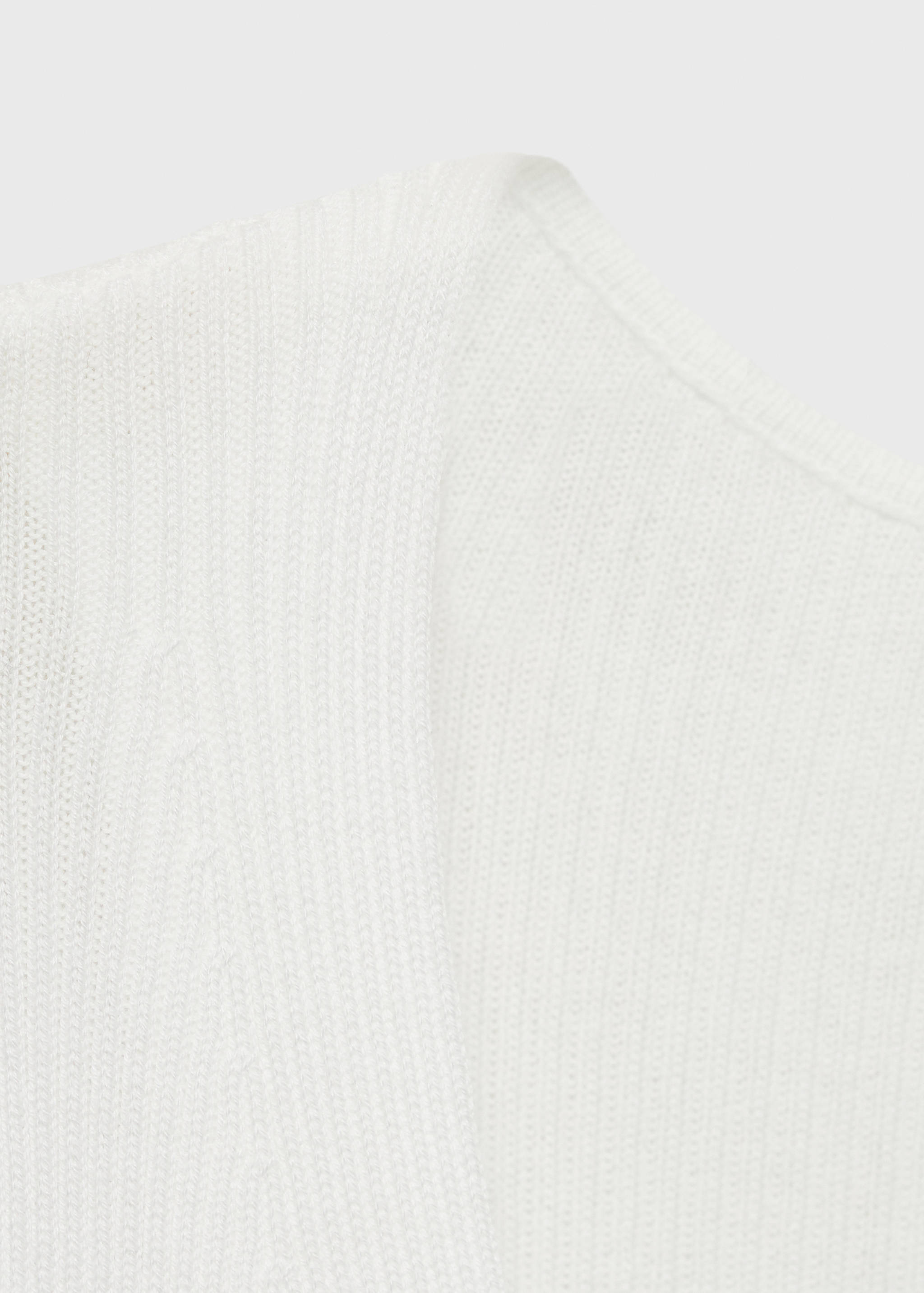 Mixed ribbed sweater - Details of the article 0
